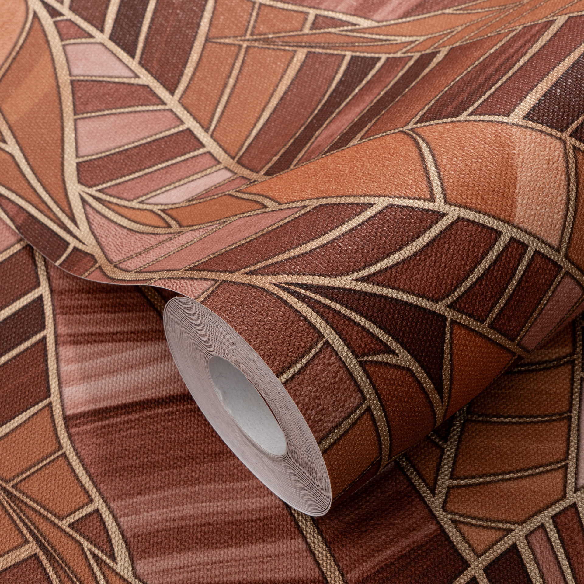 Vliesbehang SERENADE Elle Decoration 4, terracotta