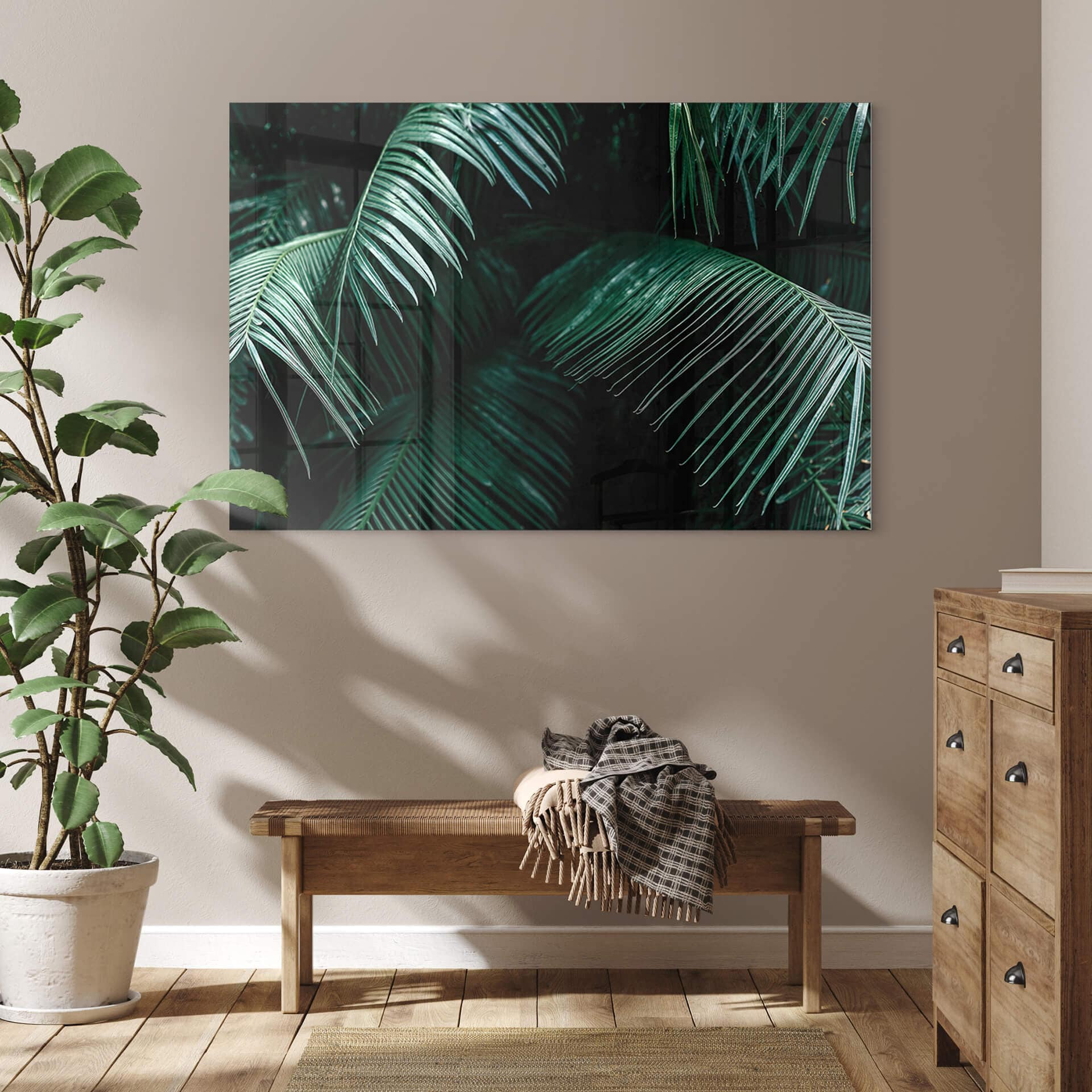 Acrylglasbild Tropische Botanik