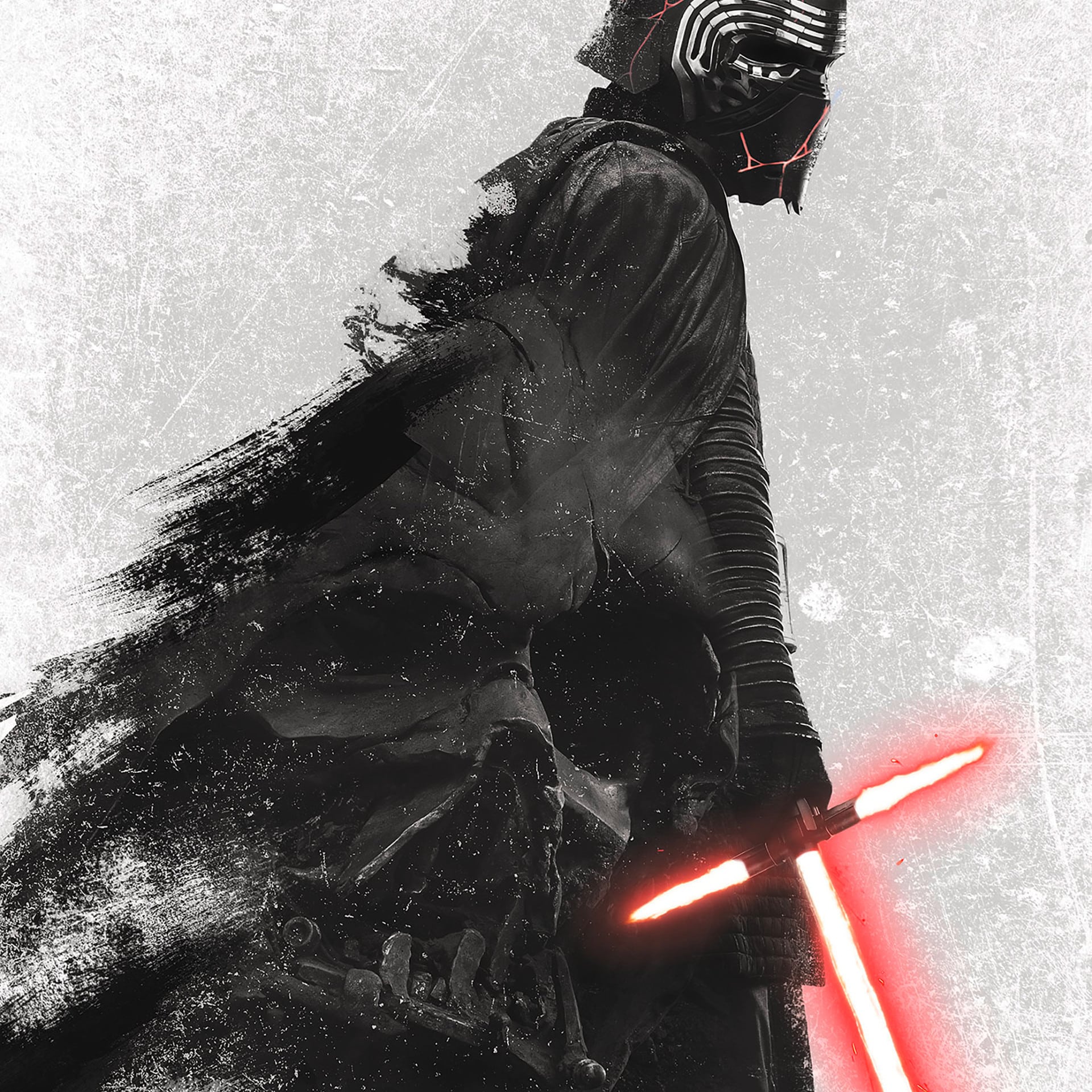 Vlies Fototapete - Star Wars Kylo Vader Shadow - 200 x 280 cm