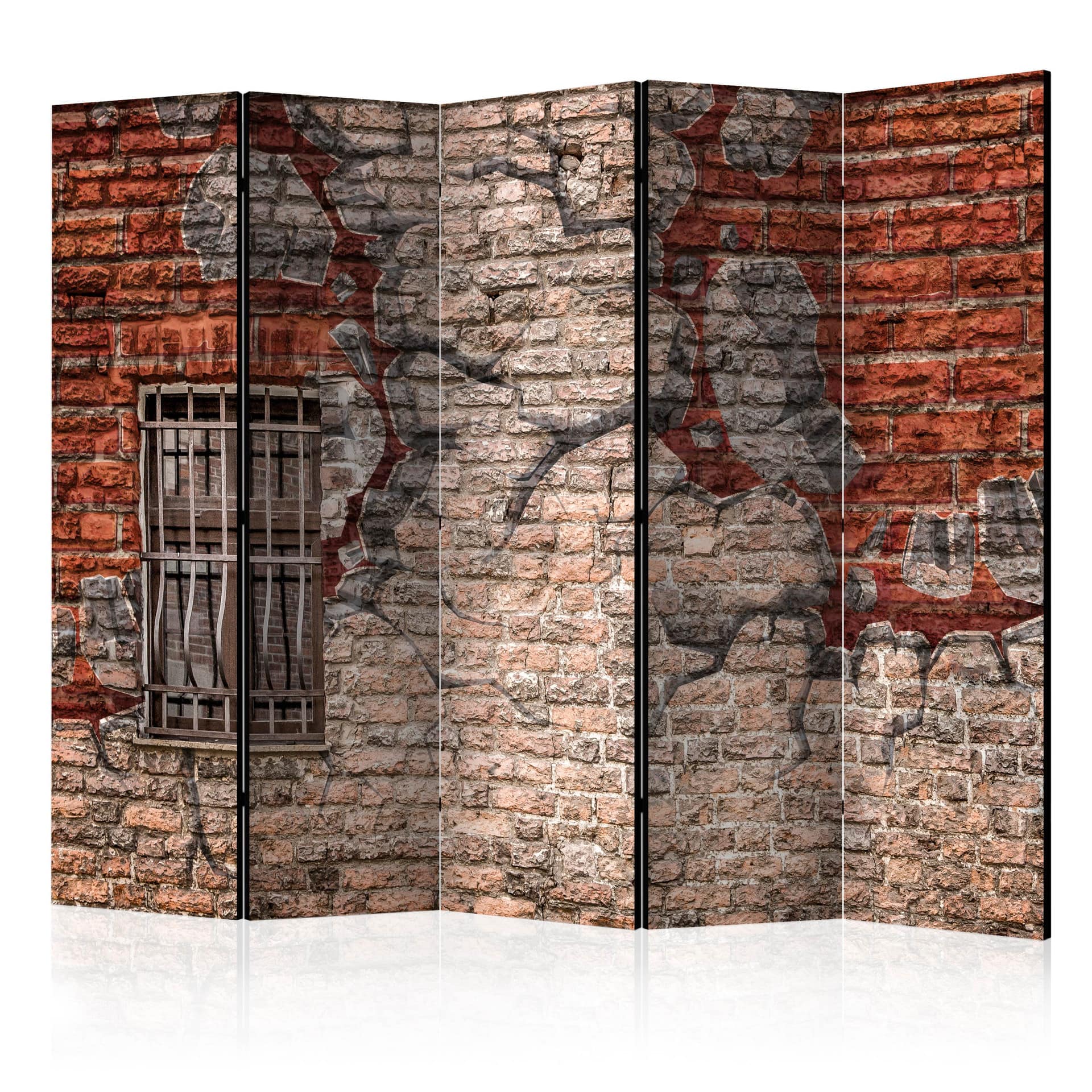 Screen room divider - Bryd muren, 3-delt
