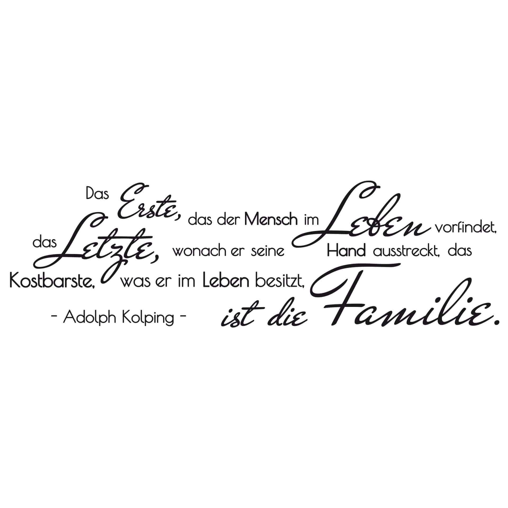 Wandtattoo Das Erste, das der Mensch...