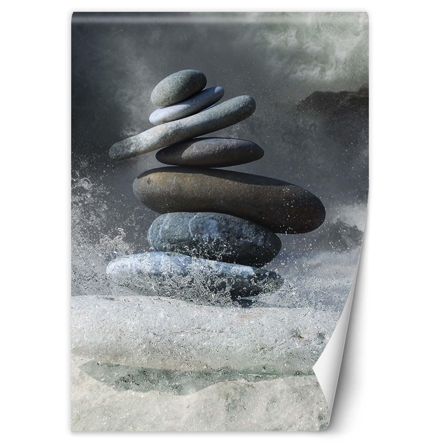 Fototapete, Steine Meer Zen Spa