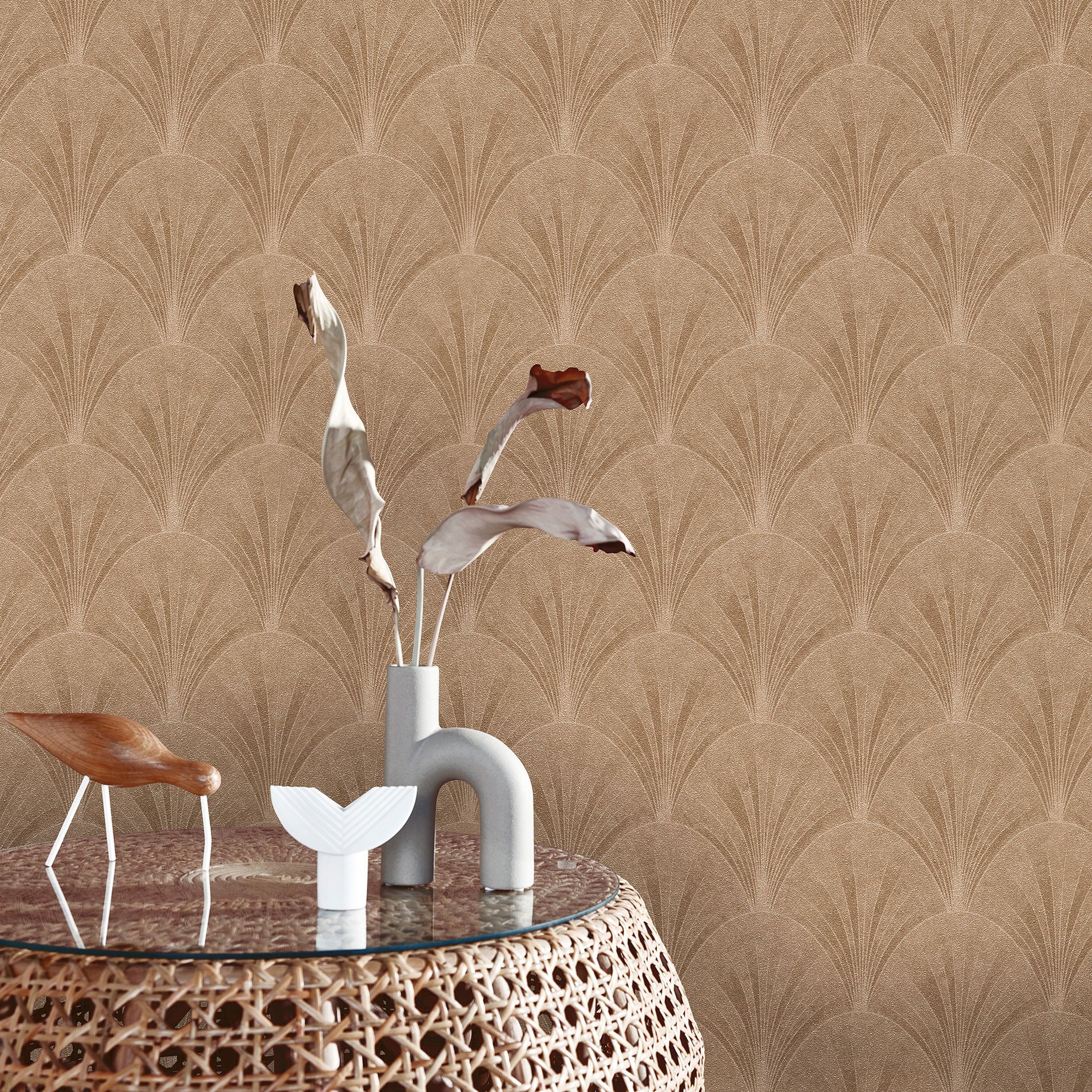 Vliesbehang AVANTGARDE Elle Decoration 4, goud