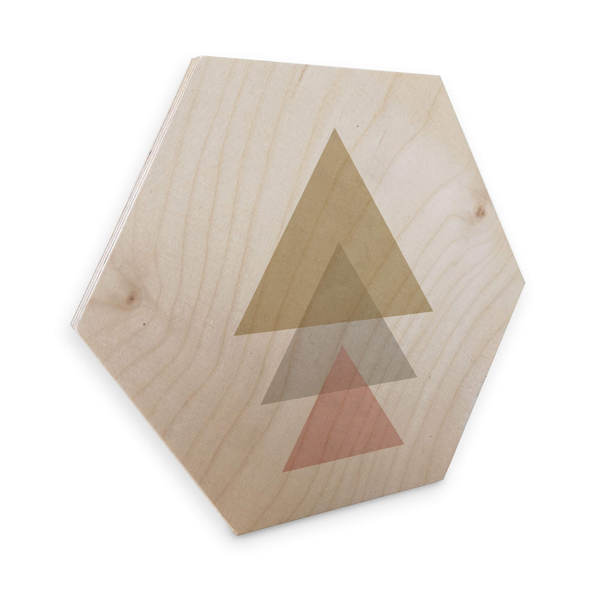 Esagoni in legno Nouveauprints - Triangoli