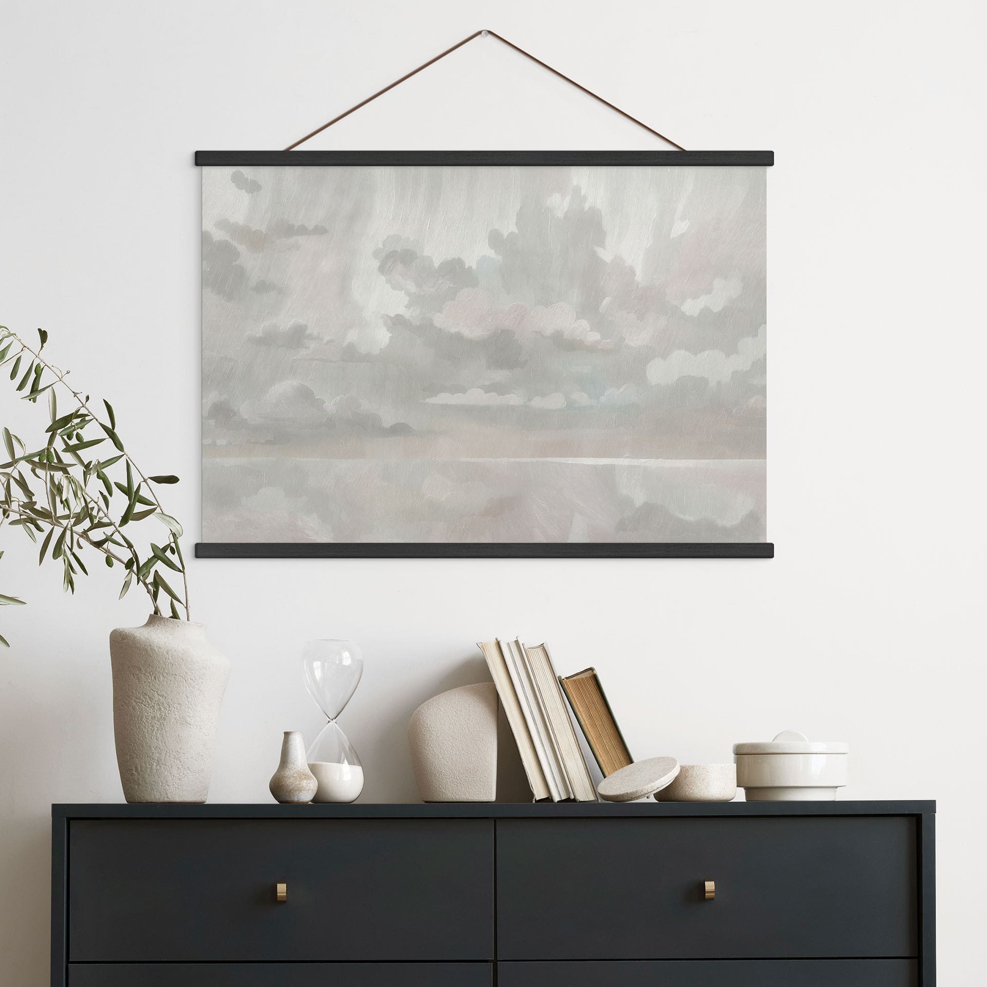 Stoffbild Velvet Smoke - Abstrakte Wolken - Sir Edward x Grigory Gladarev