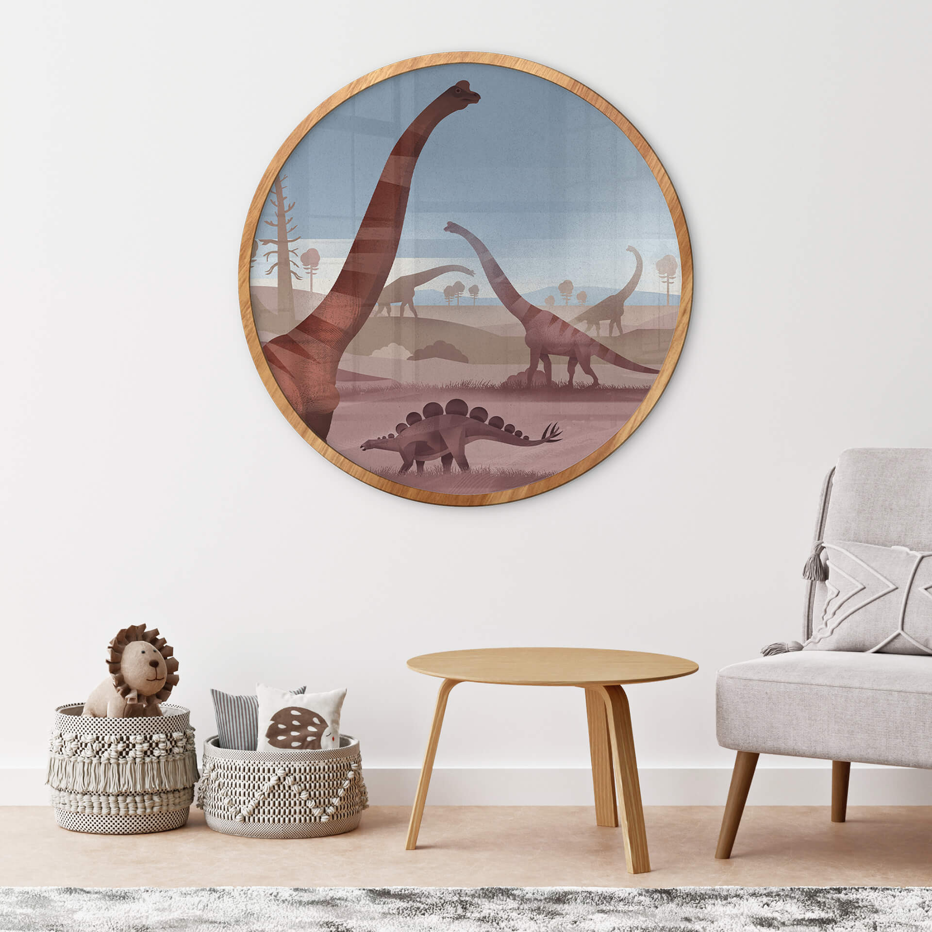 Poster Braun - Au pays des dinosaures