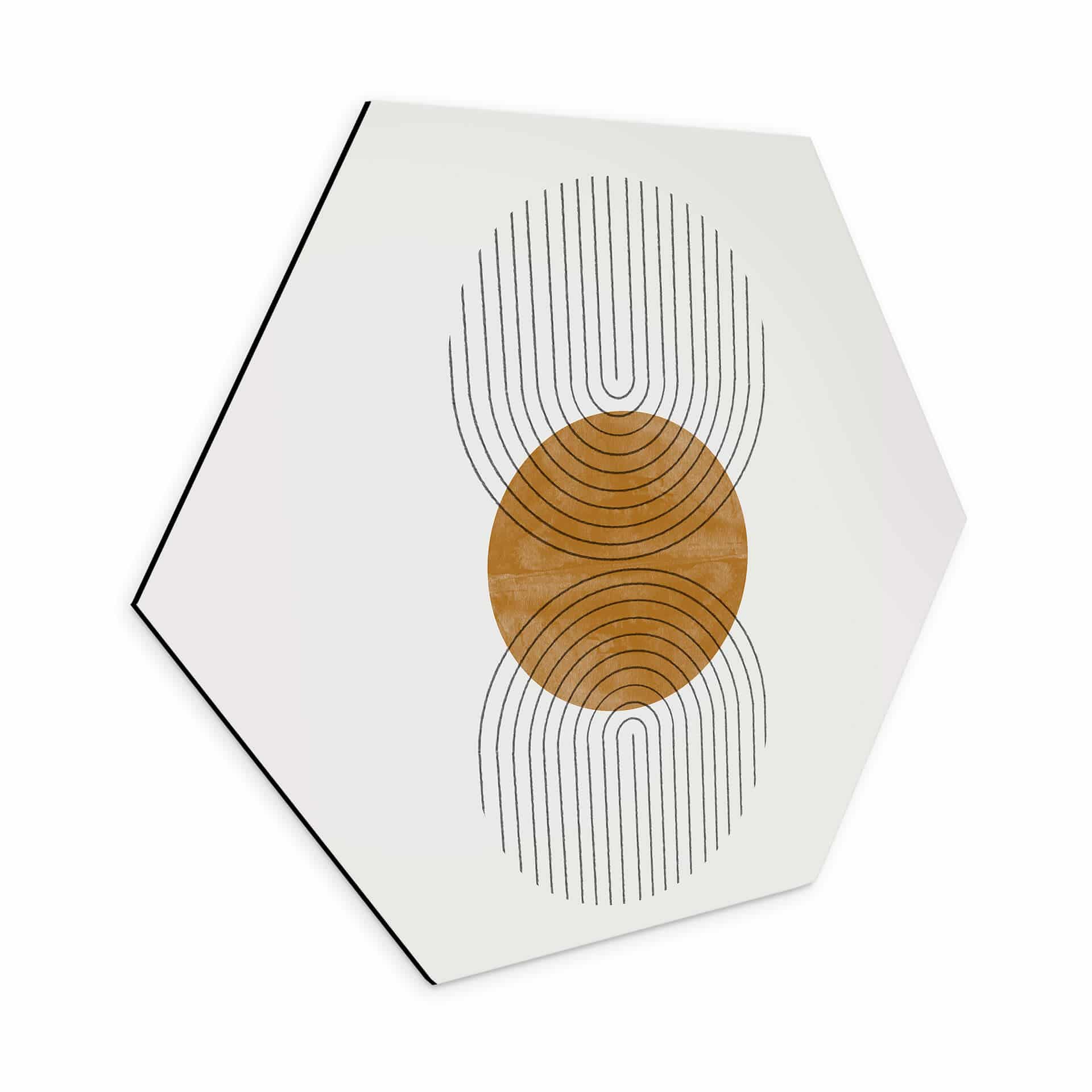 Hexagone - alu-Dibond The Miuus Studio - Modern Composition