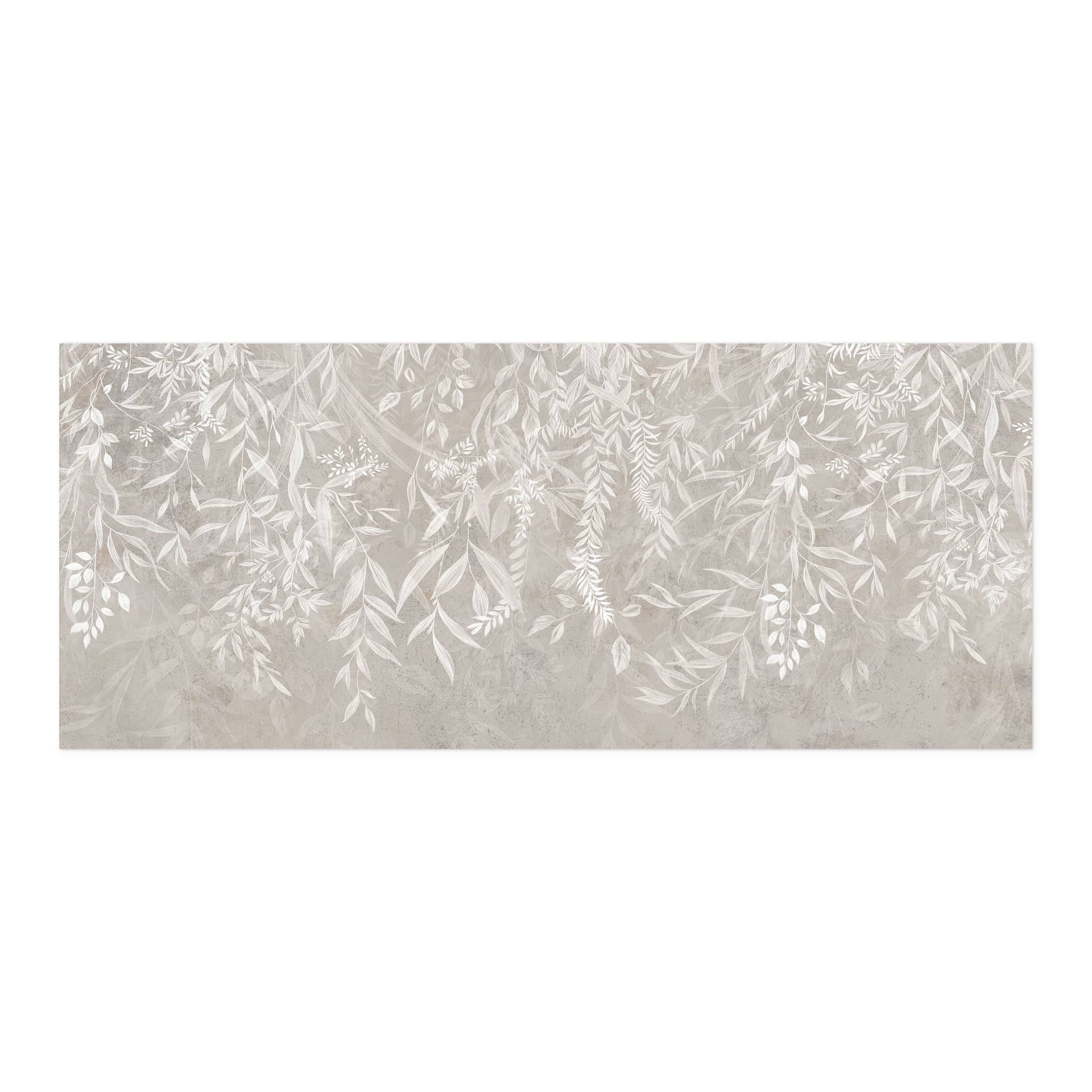 Selbstklebende Küchenrückwand Elegante Weidenzweige in Beige - Ms Tiff
