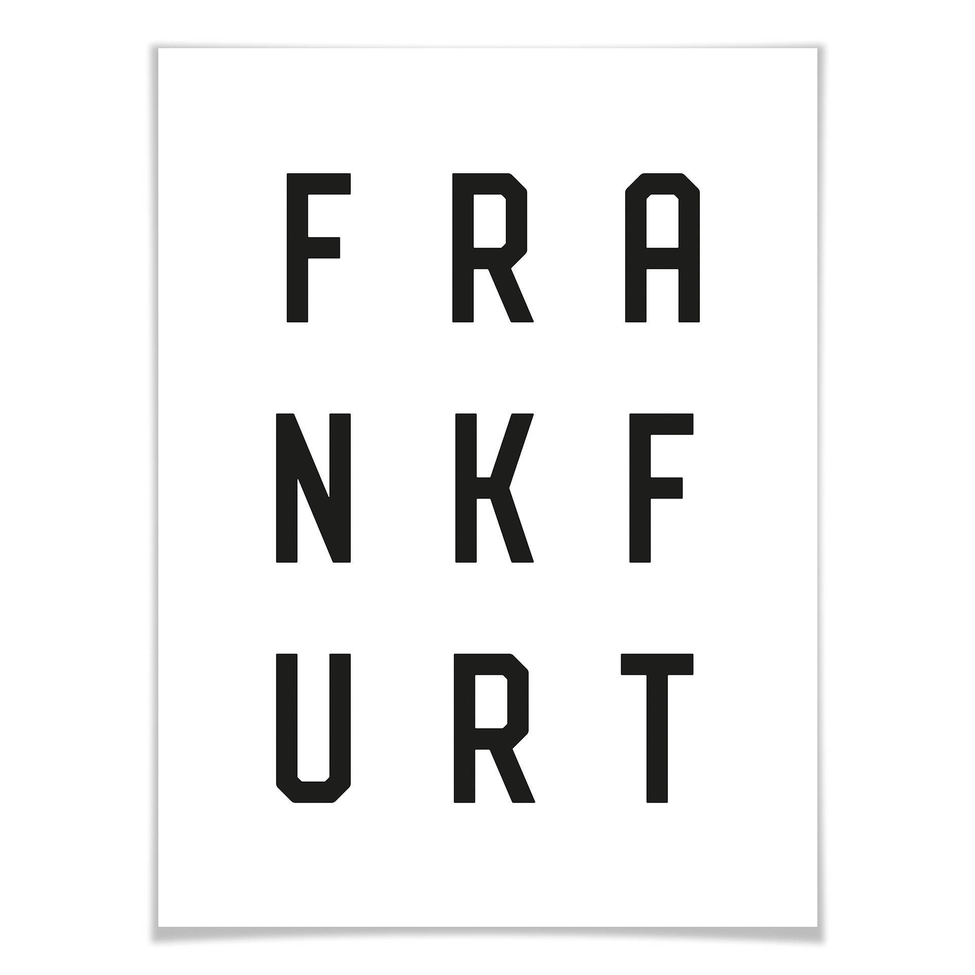 Plakat - Typografia Frankfurt