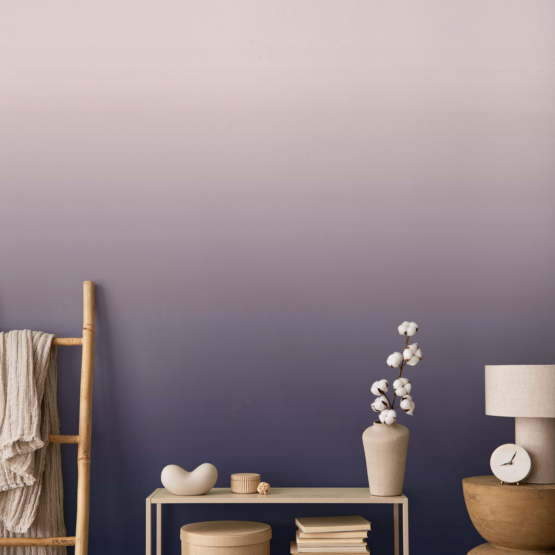 Fotobehang Ombre - Violet