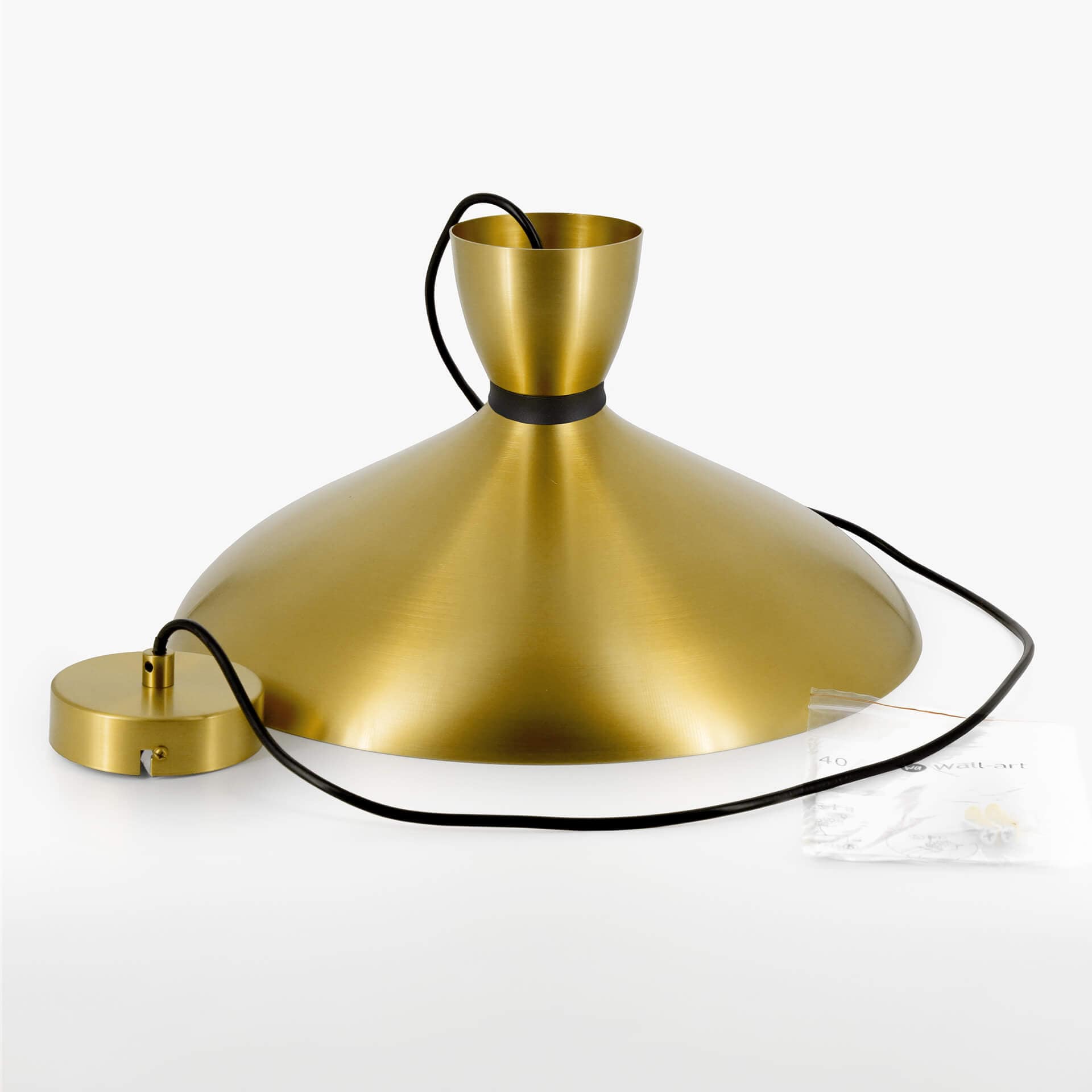 Aluminium Pendelleuchte Gold