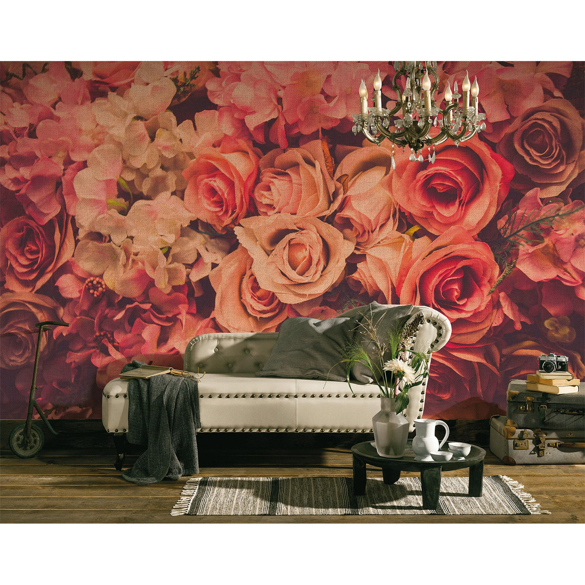 Livingwalls Fotobehang Designwalls Flower Wall