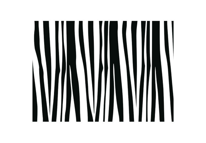 Wallsticker Zebra Mønster 2