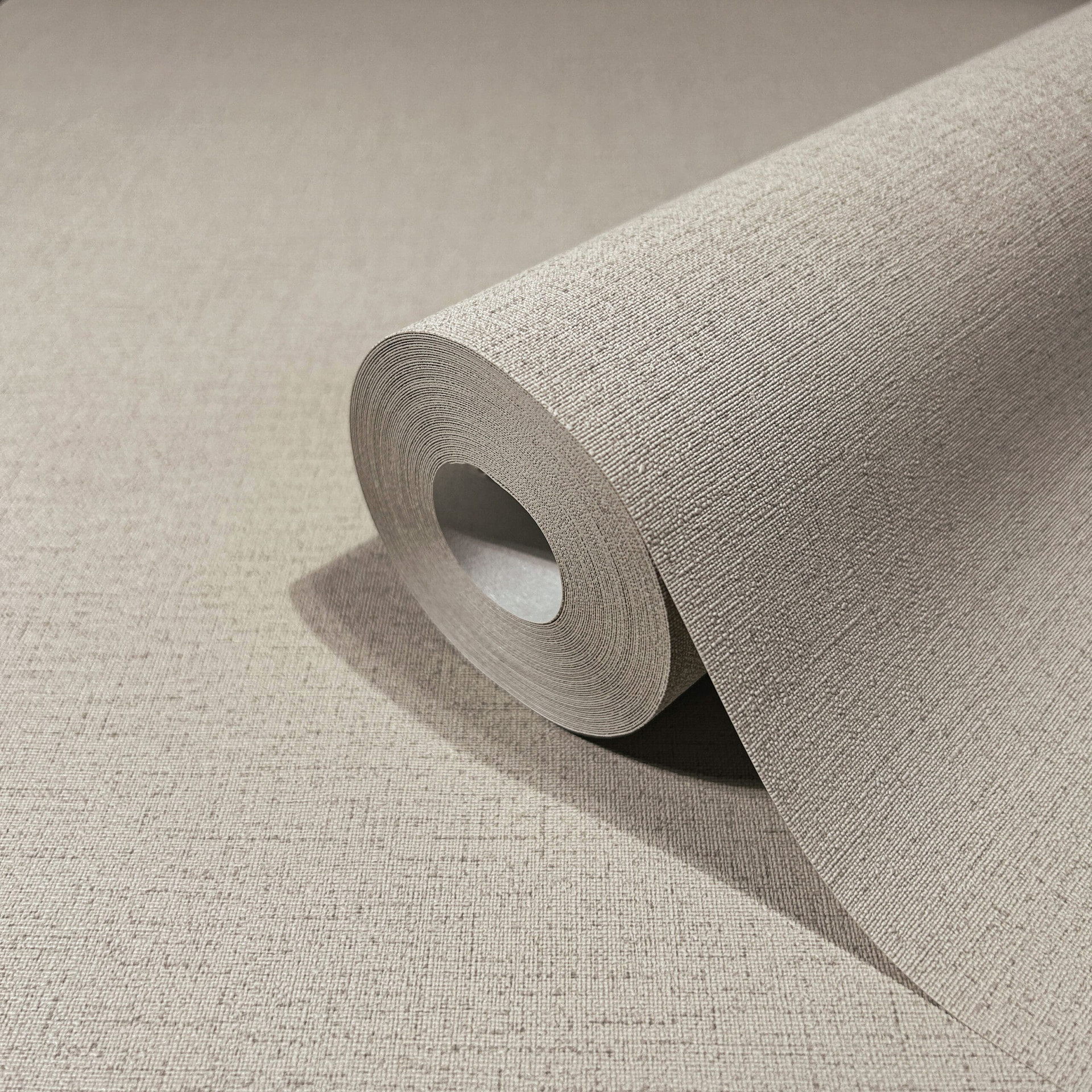 vliesbehang grijs textiel optiek voor woonkamer slaapkamer kantoor marburg behang