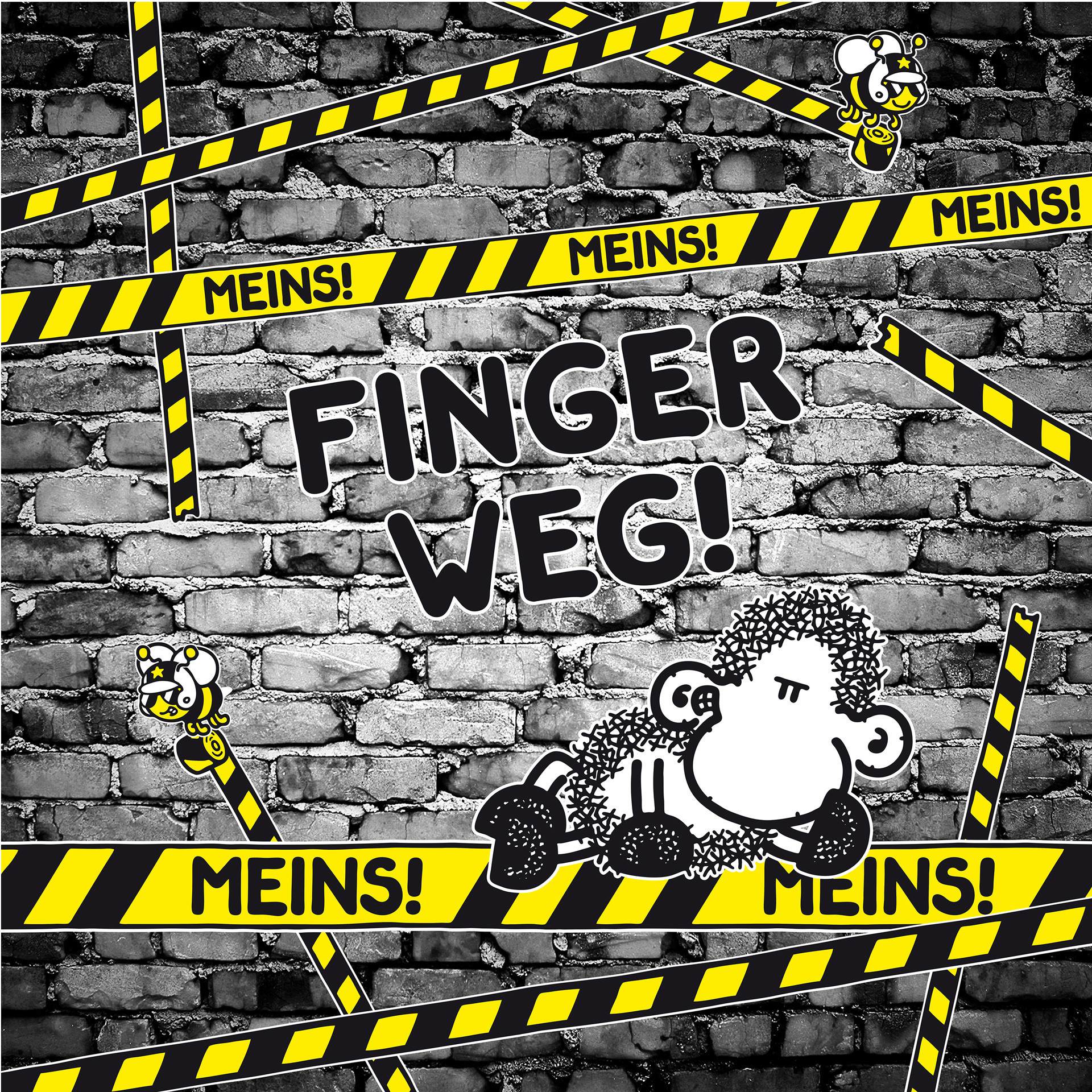 Fototapete sheepworld Finger weg! Meins!