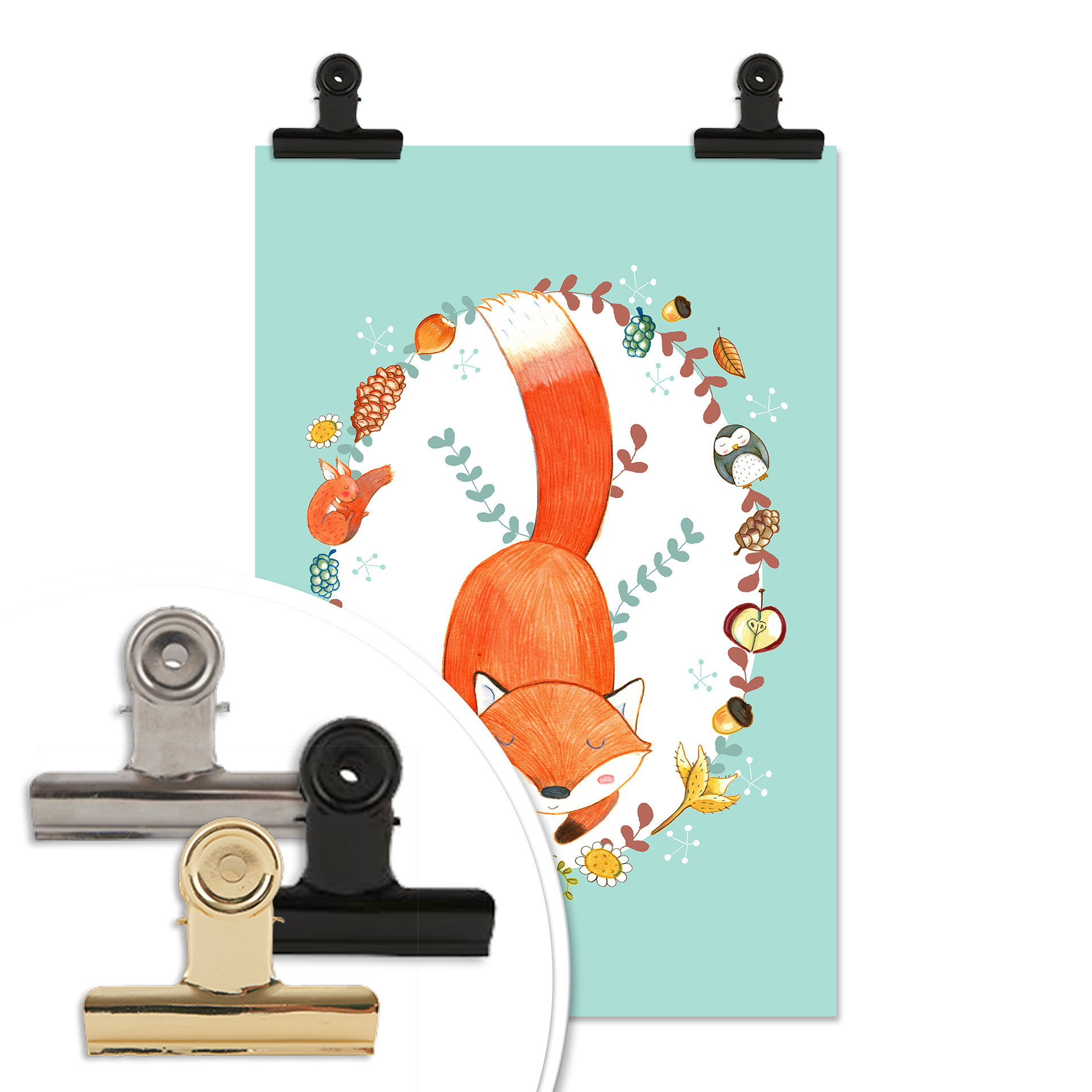 Poster Loske - Schlafender Wald