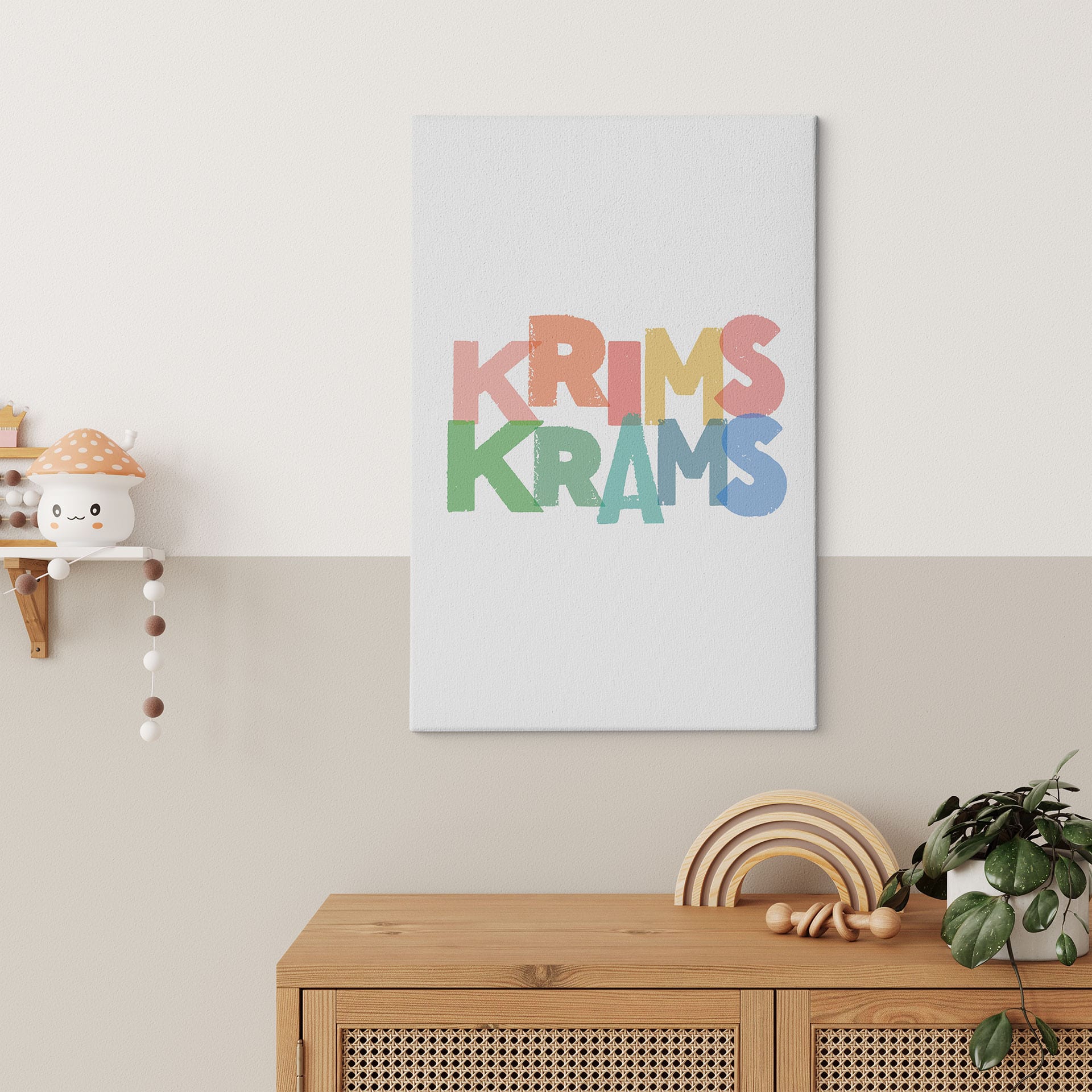 Leinwandbild Krimskrams