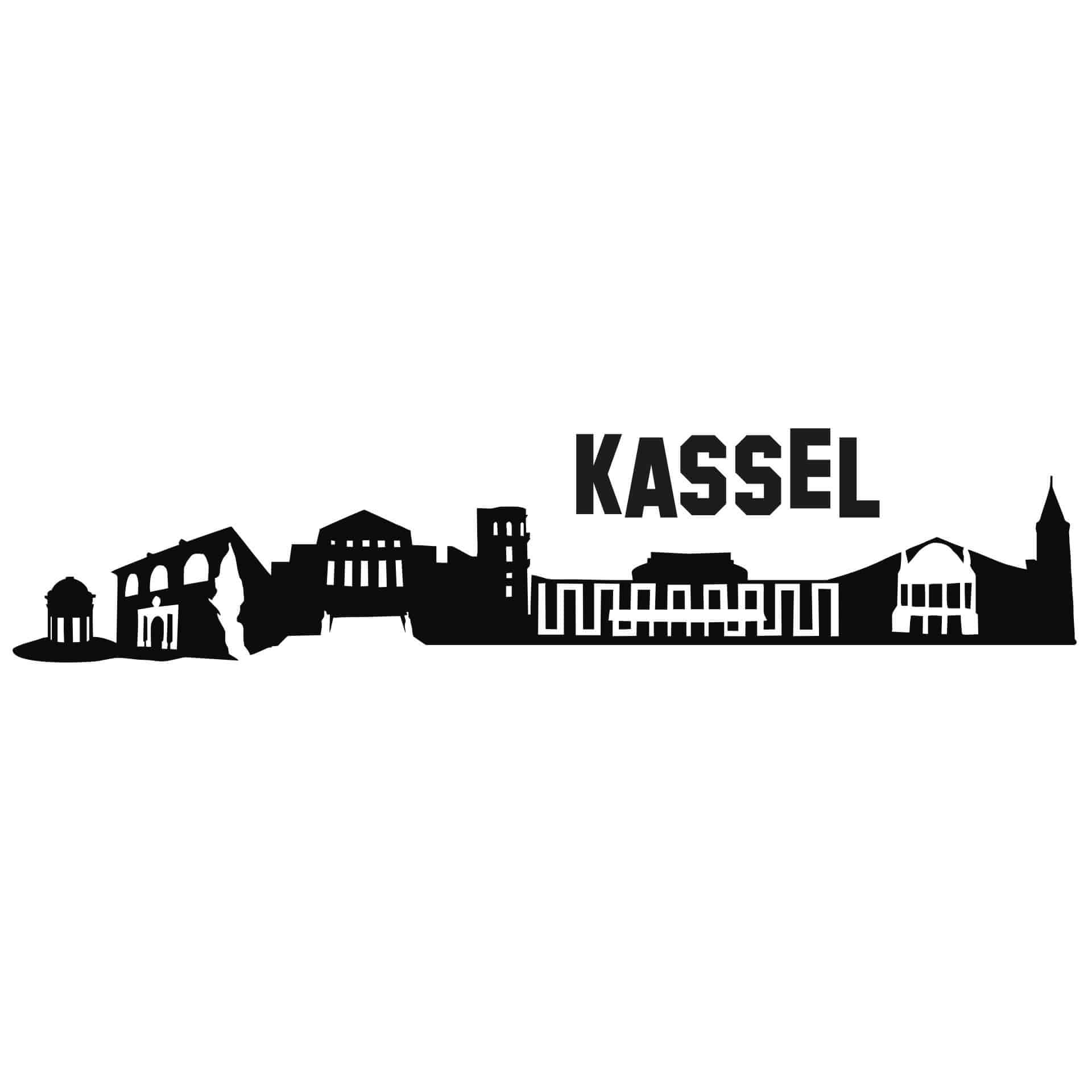 Wandtattoo Kassel Skyline