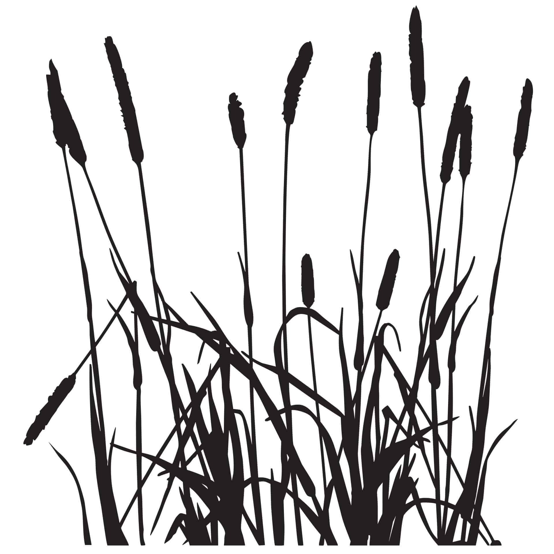 Muursticker Riet 2