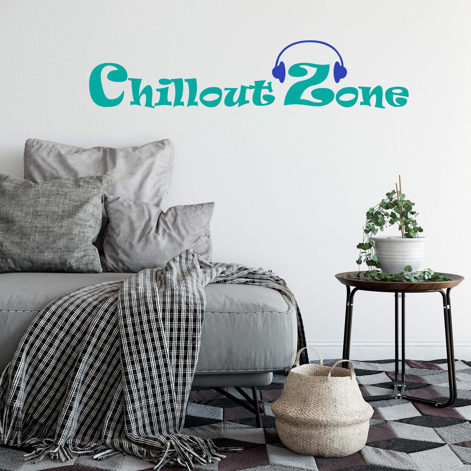 Wallsticker - Chill out zine 6 (2-farver)