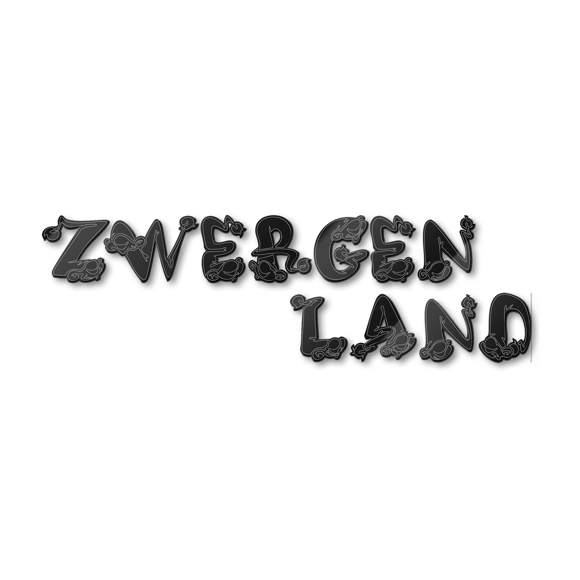 Acrylbuchstaben Zwergenland