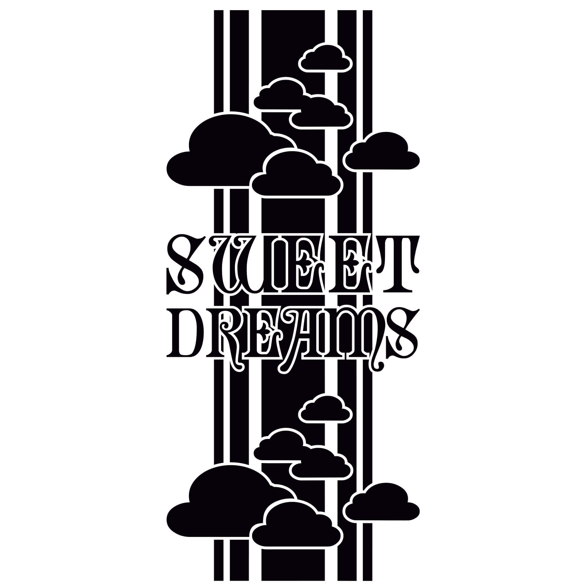 Wallsticker Sticker mural - Bordure Sweet Dreams