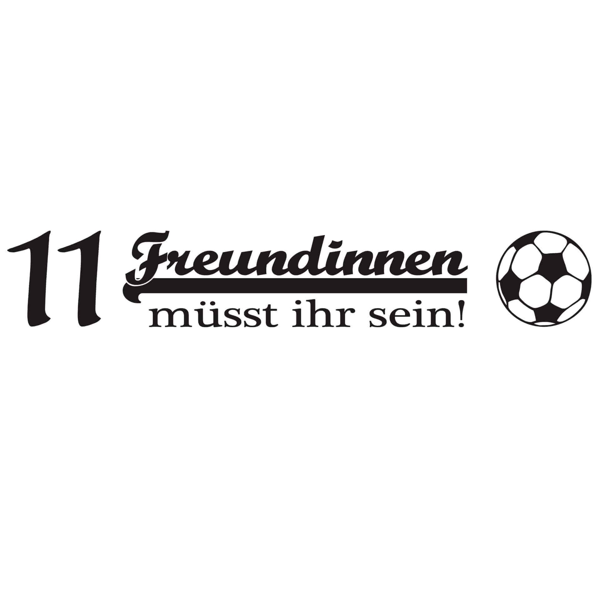 Wandtattoo 11 Freundinnen