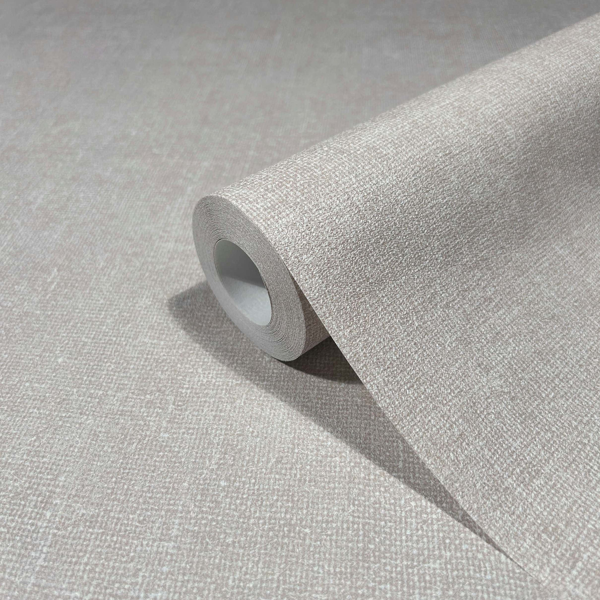 vliesbehang modern structuur effen grijs, beige uni