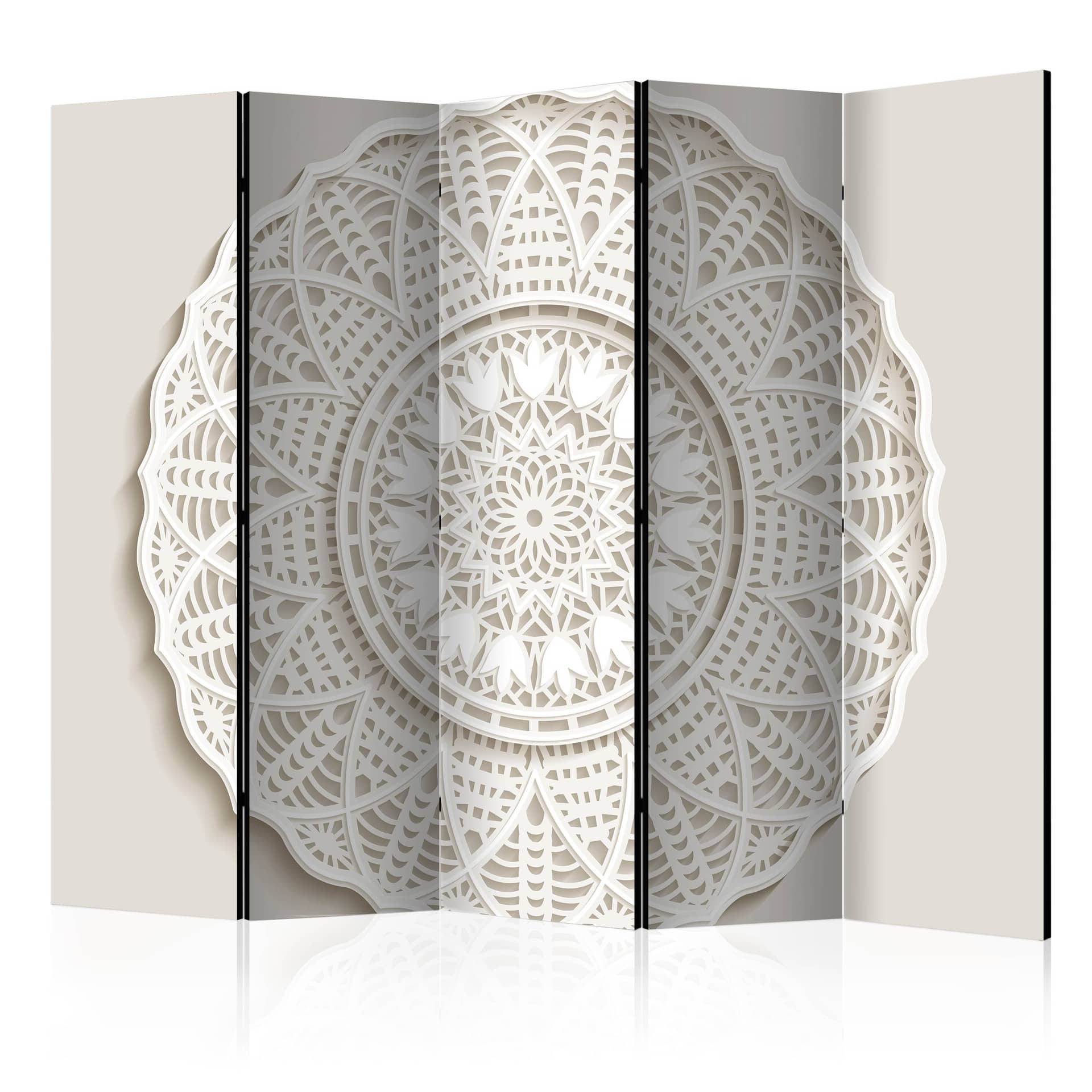 Rumdeler - Mandala world 3D , 5-delt - 225x172 cm