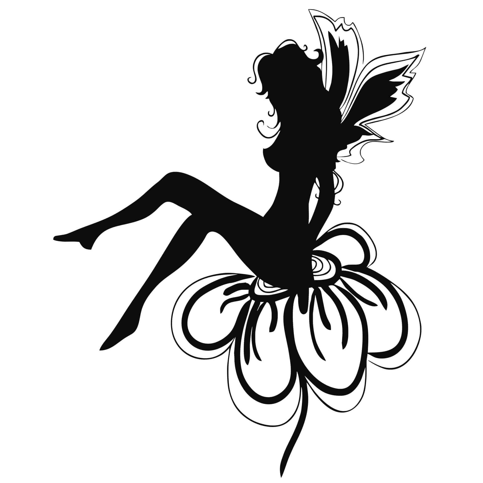 Wallsticker Charmerende Nymfe