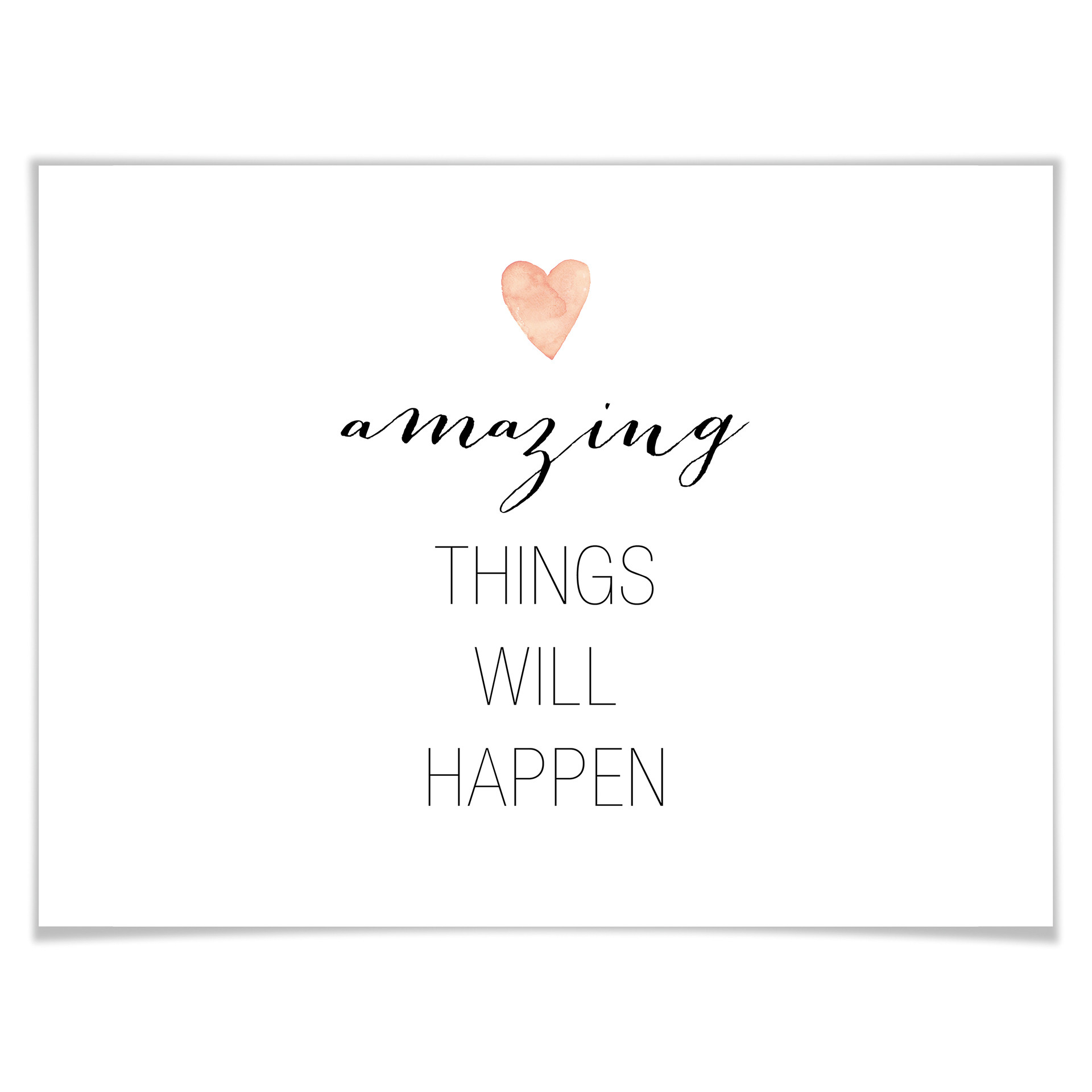 Poster Confetti & Cream - Amazing things will happen