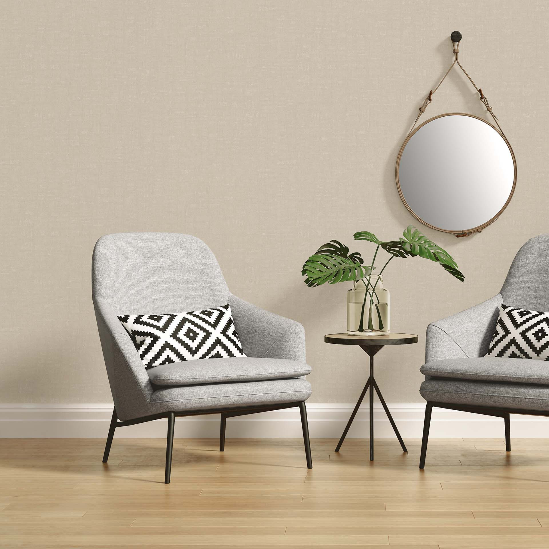 vliesbehang grijs beige modern - duurzaam keuken behang