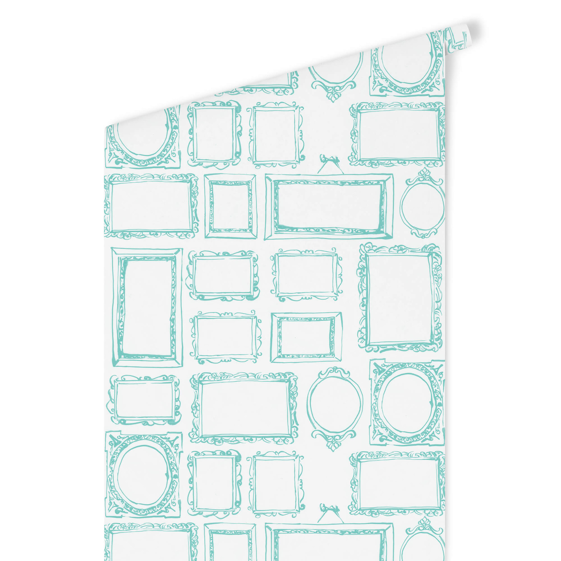Tapet med mønster - Frame Your Life - mint
