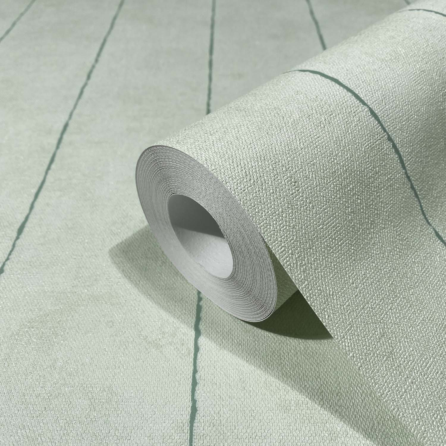 Gestreept behang vliesbehang Shades Iconic groen