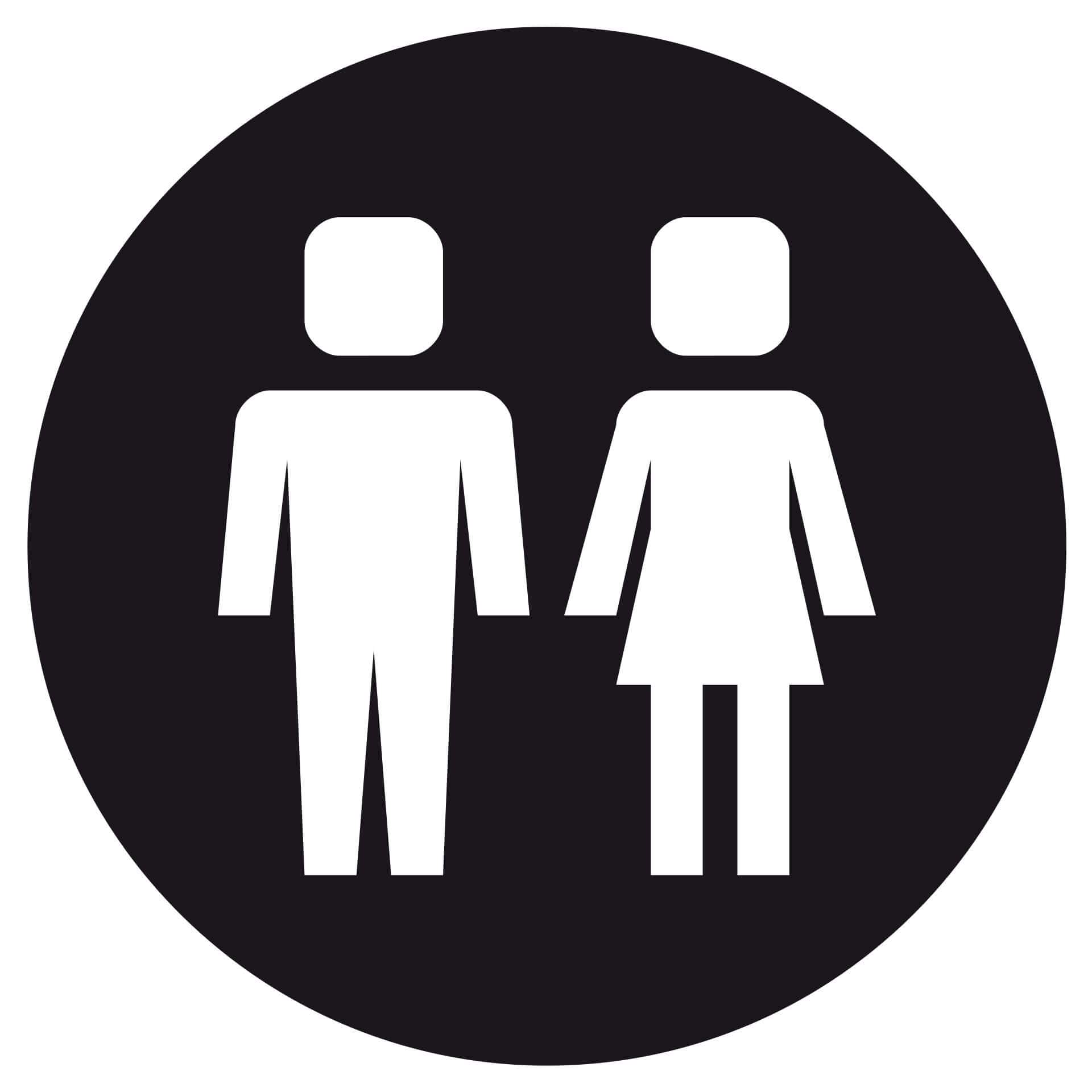 Muursticker Emoji WC
