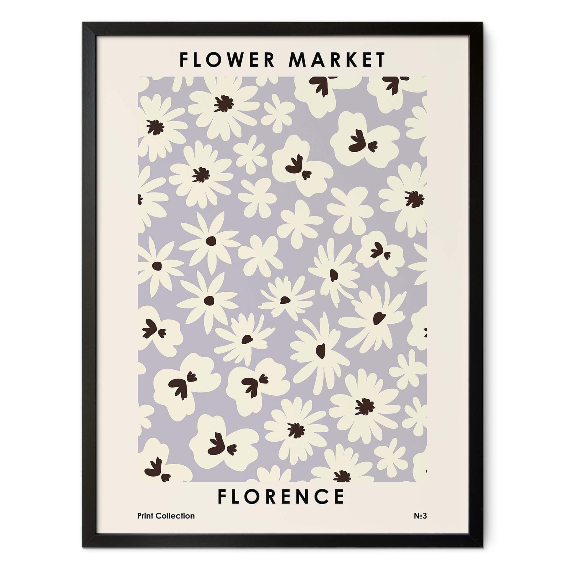 Plakat NKTN - Targ kwiatowy we Florencji
