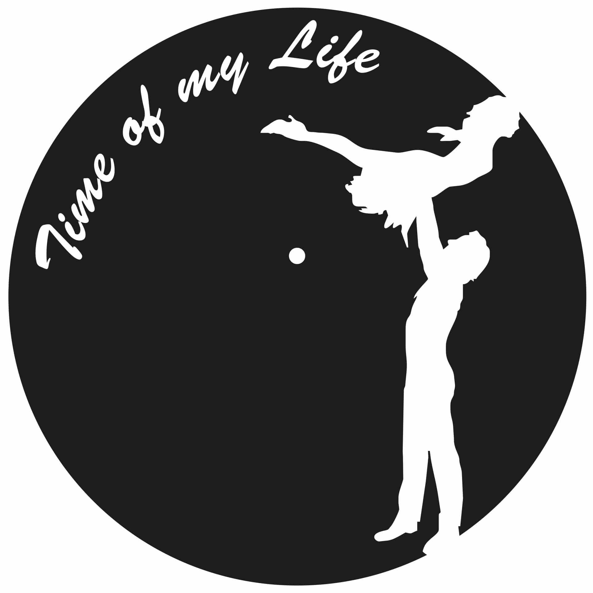 Sticker mural - Horloge Time of my life