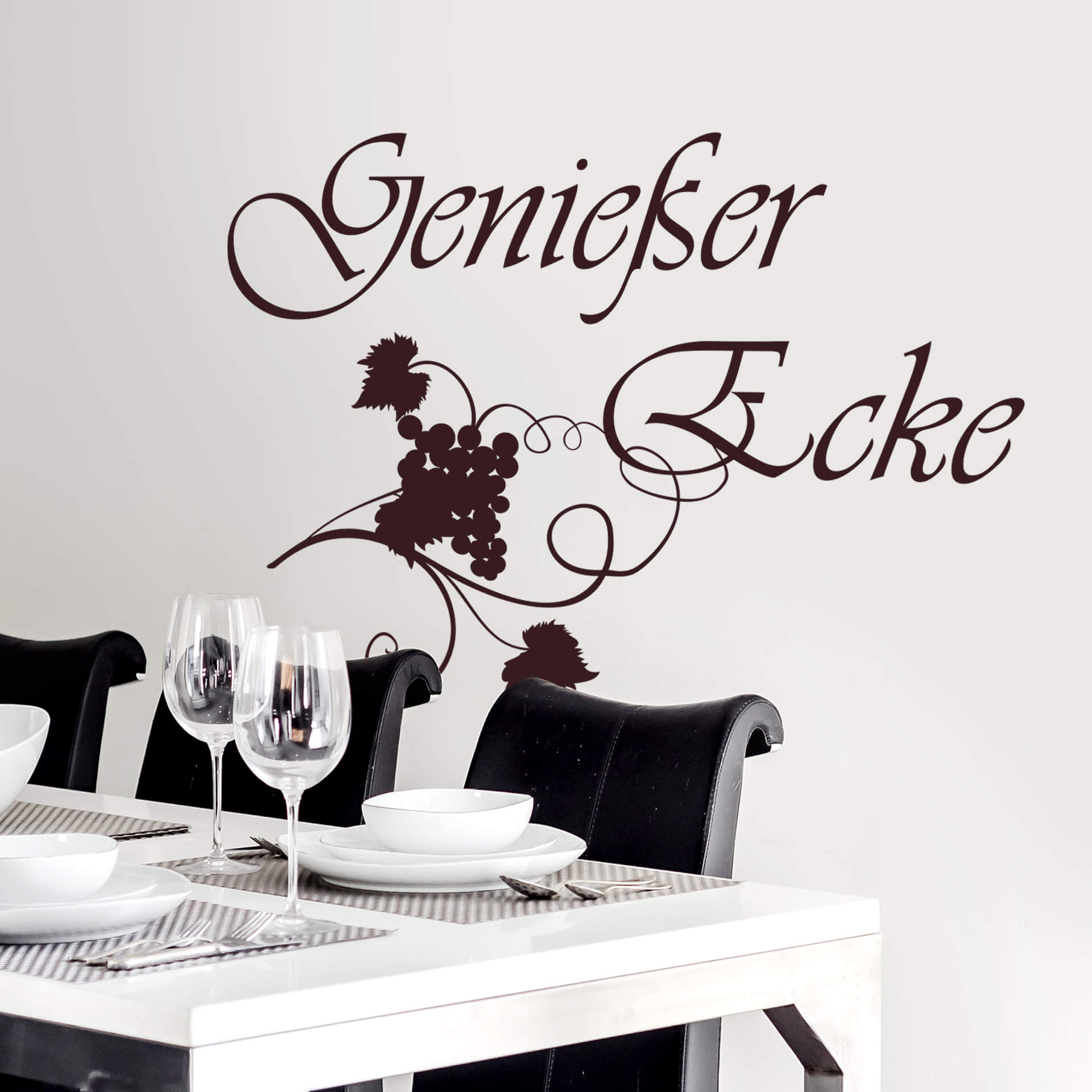 Wandtattoo Genießer Ecke 2