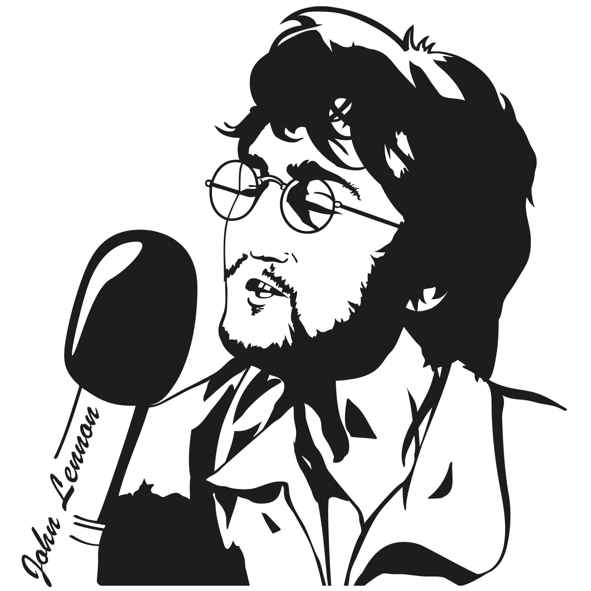 Wallsticker John Lennon