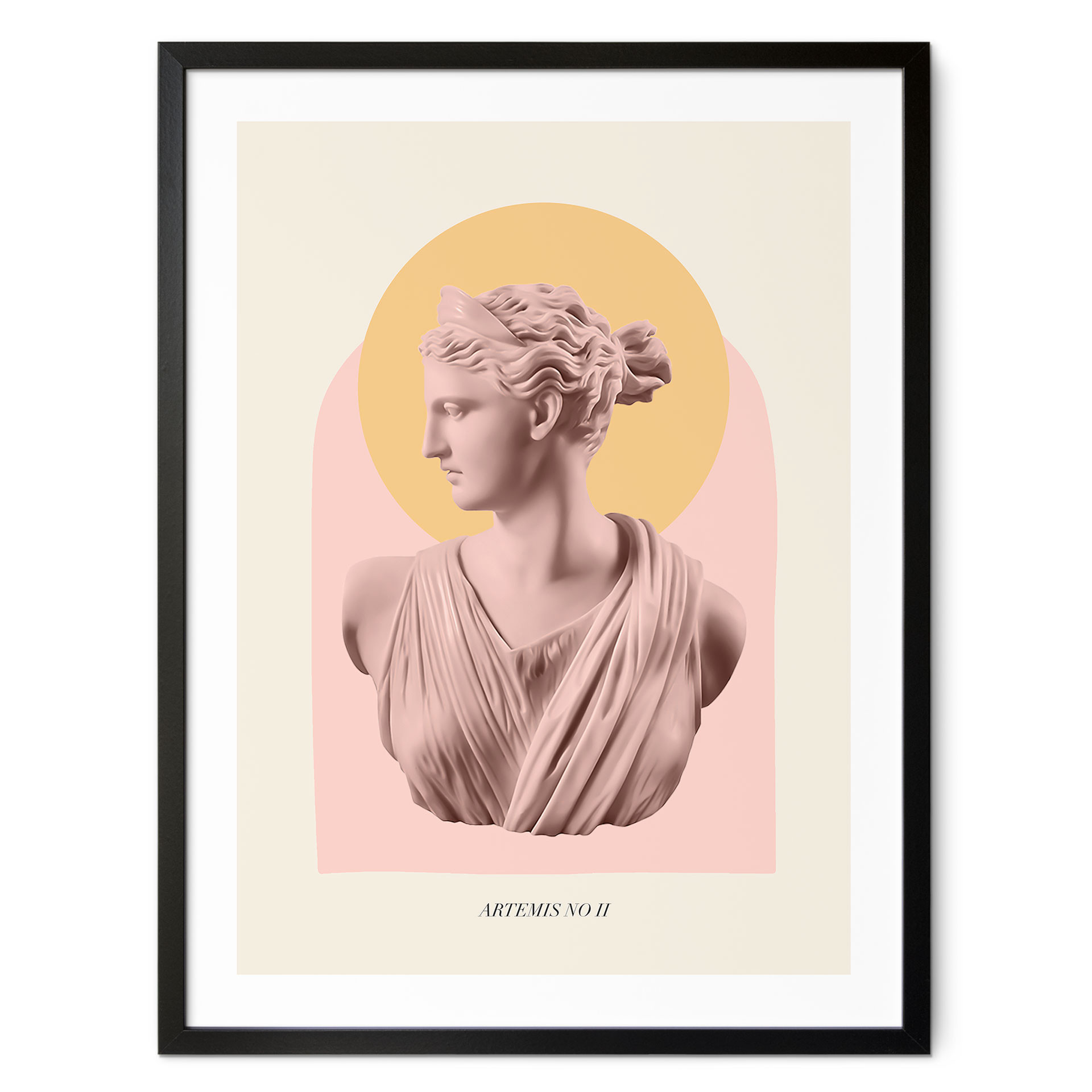 Plakat posągu bogini Artemidy - Grace Digital Art