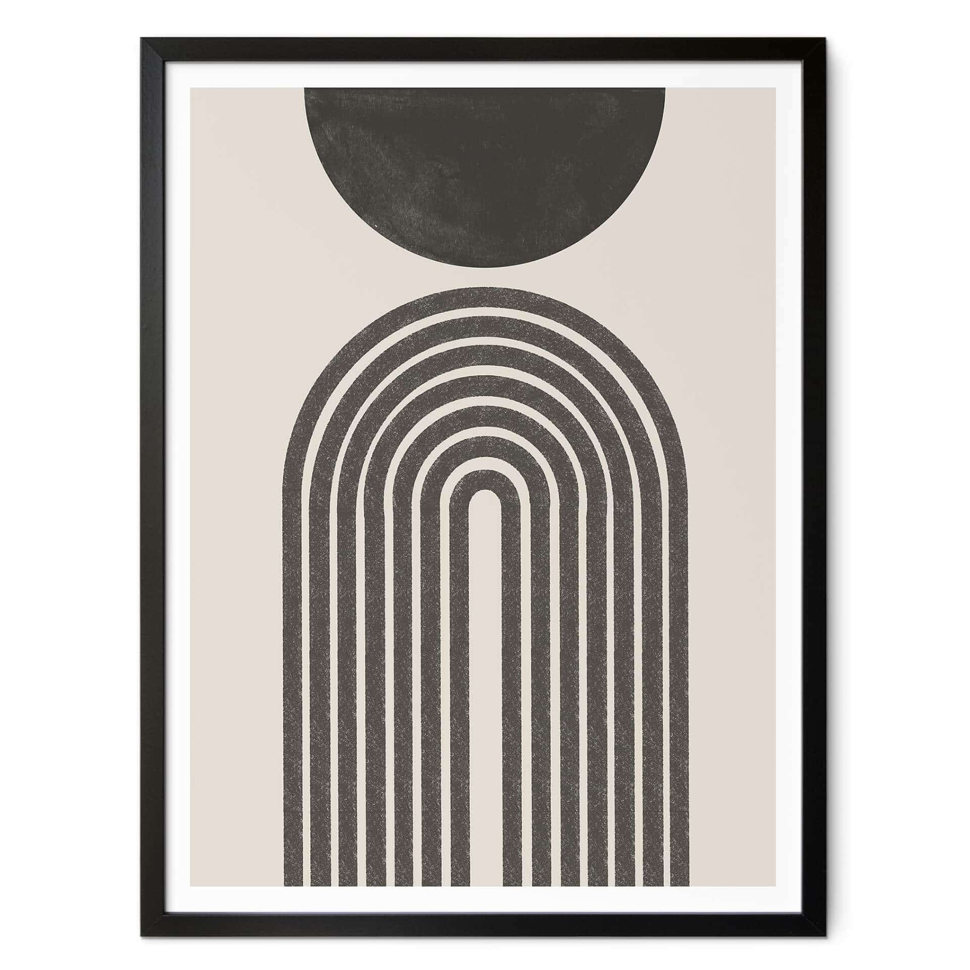 Plakat The Miuus Studio - kokarda w paski