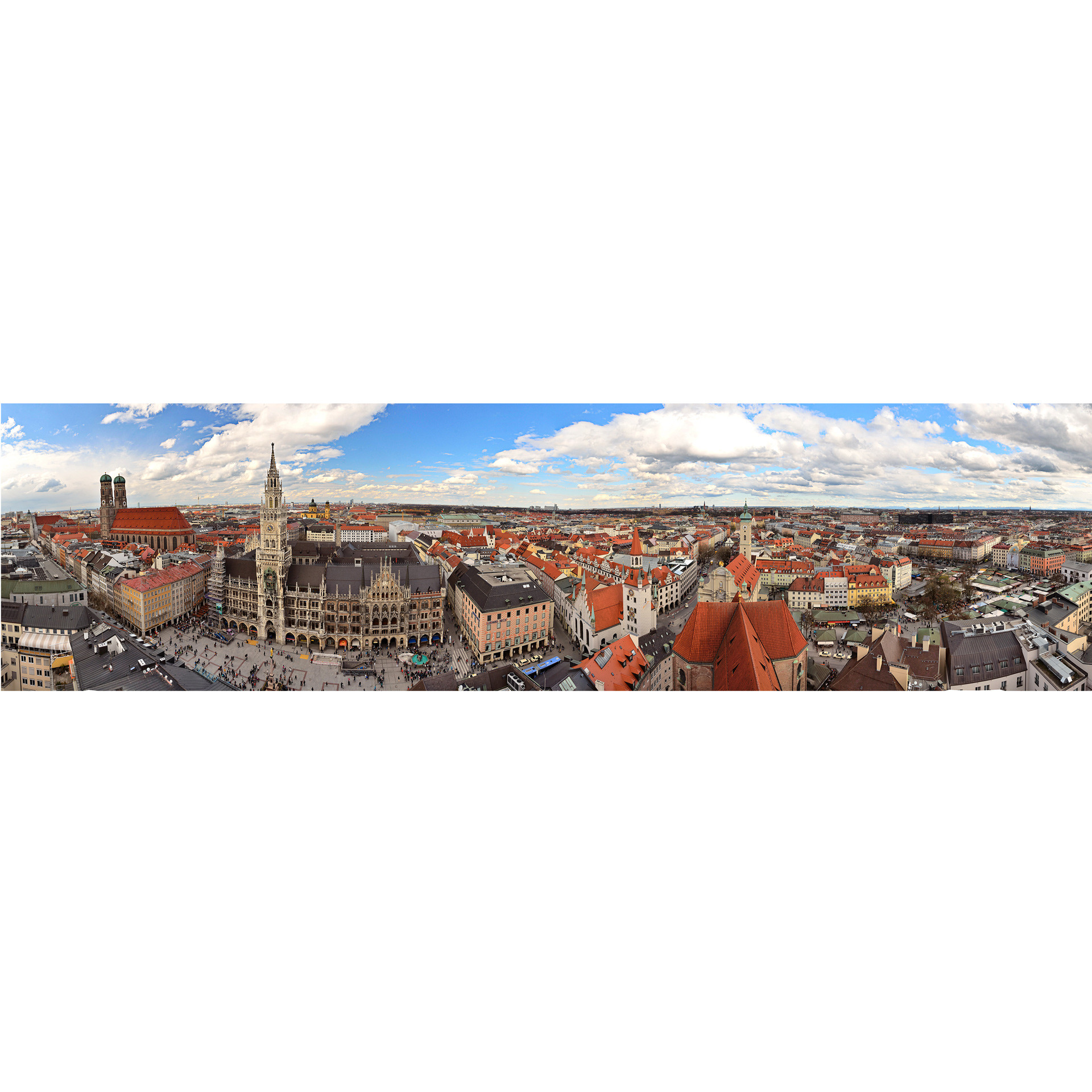 Papier peint photo - Skyline de Munich