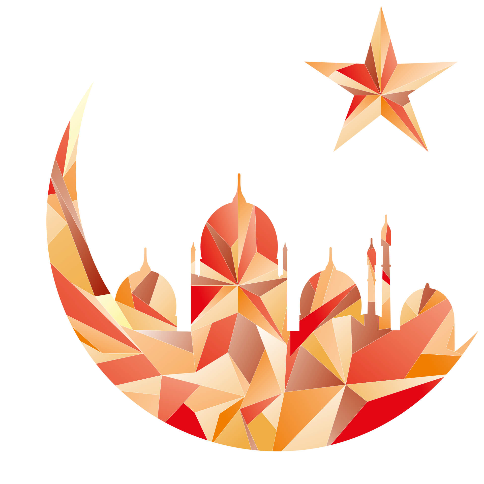 Wallsticker Arabisk Nat - Mosaik