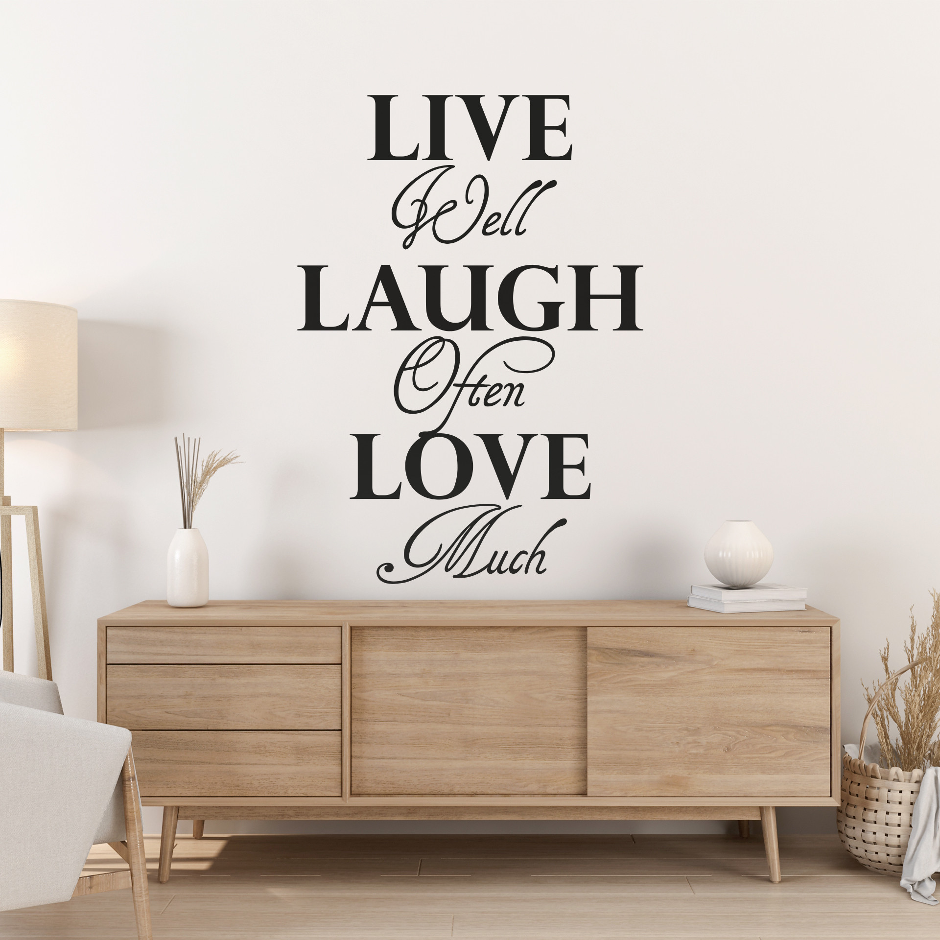 Wallsticker Live - Laugh - Love