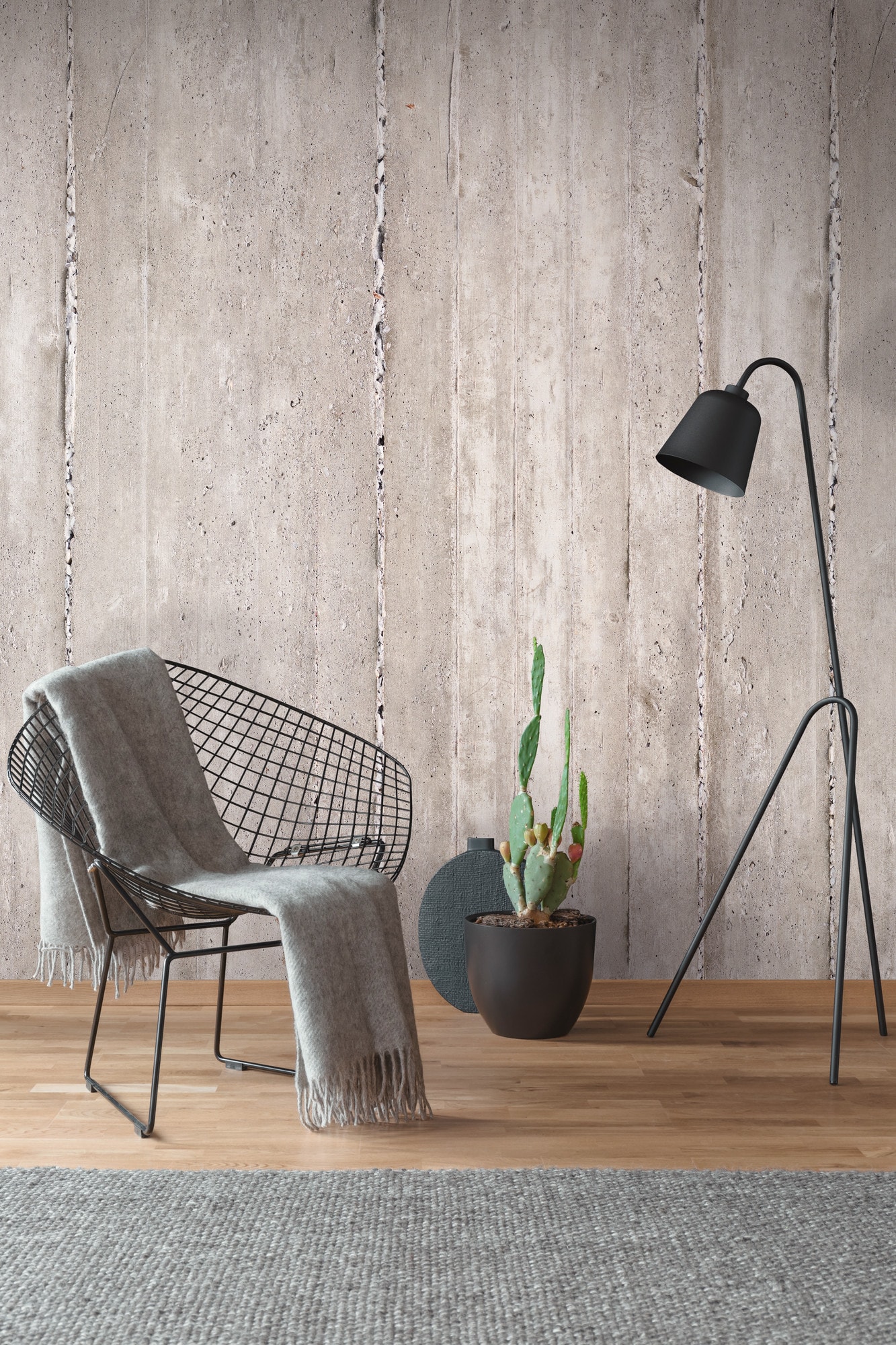 Vliestapete Betonwand - Industrial Livingwalls - aus der Cosy Kollektion