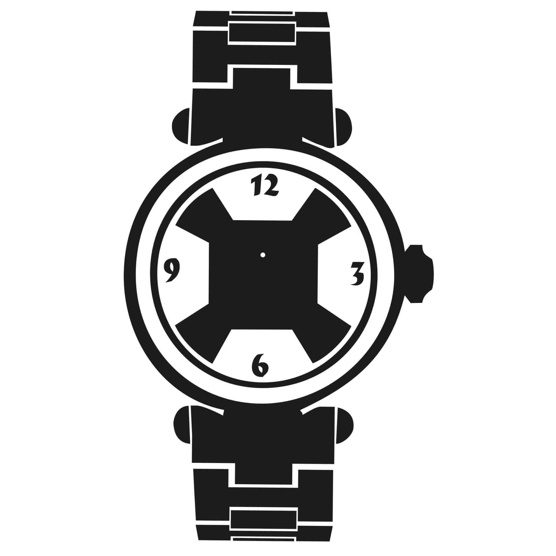 Sticker mural - Montre de sport