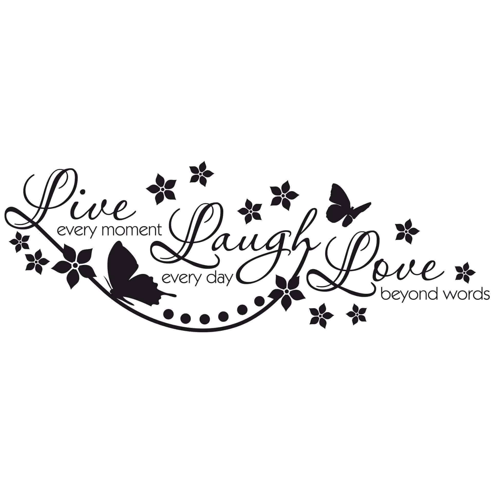 Wallsticker Live Every Moment...