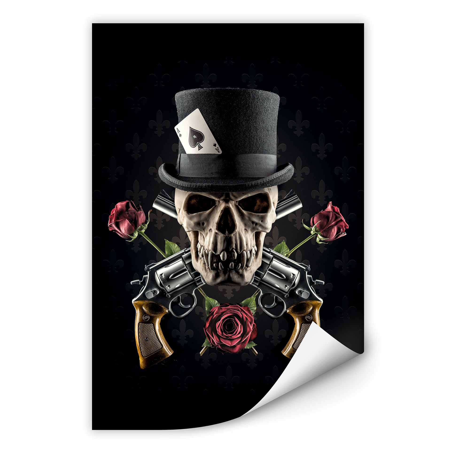Wallprint Damstén - Guns and Roses