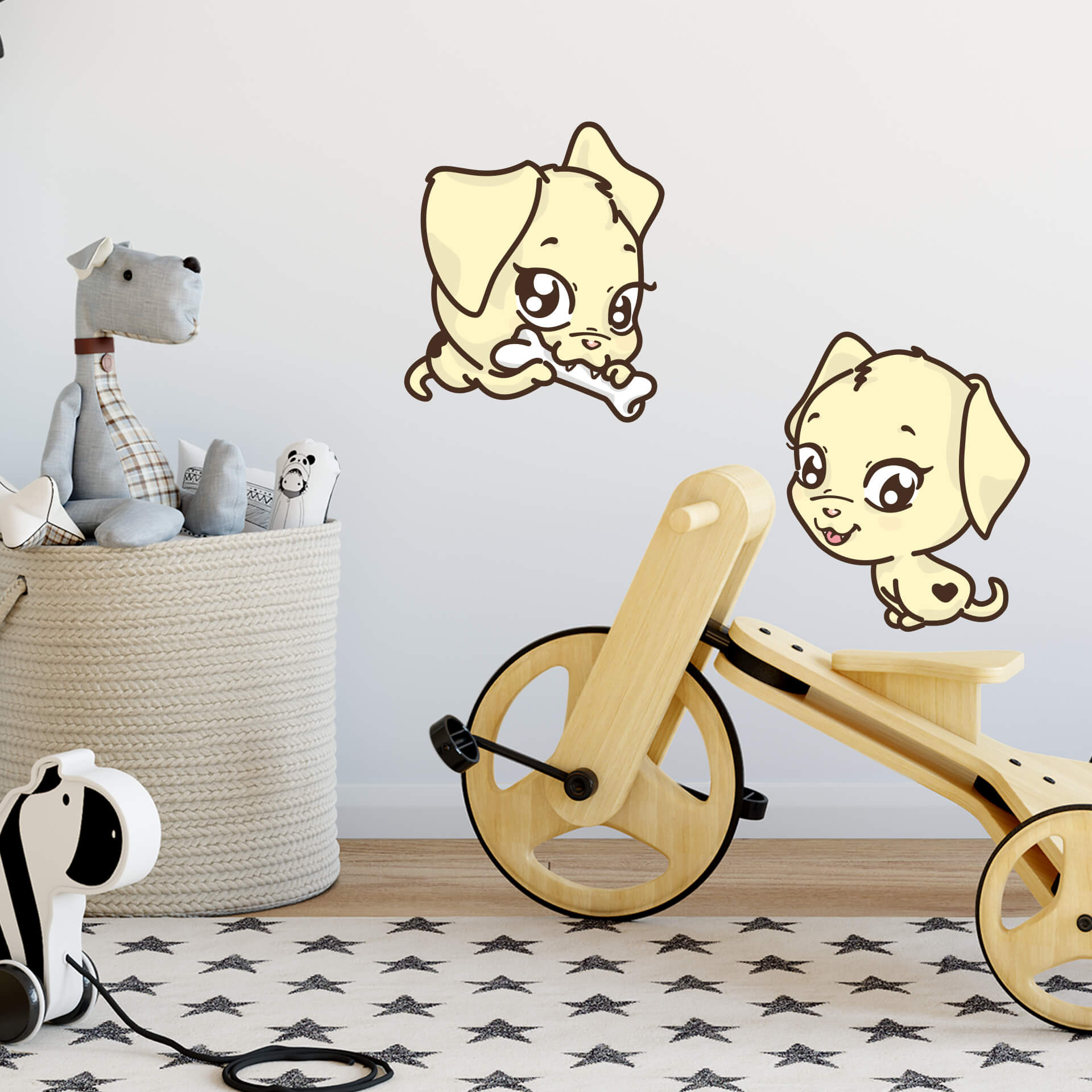 Wandtattoo Cute Puppy