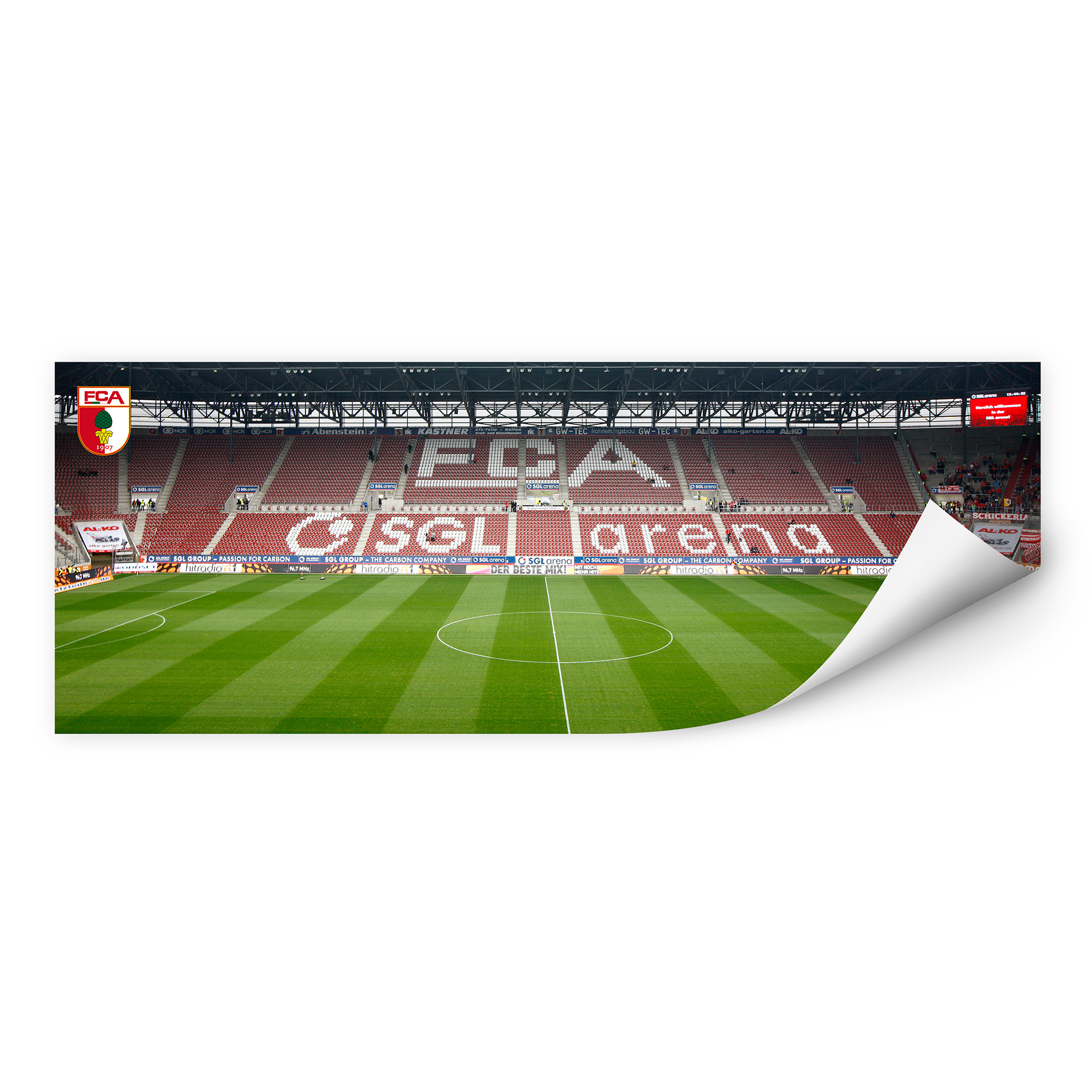Wallprint W - FC Augsburg Stadion Tribüne Panorama